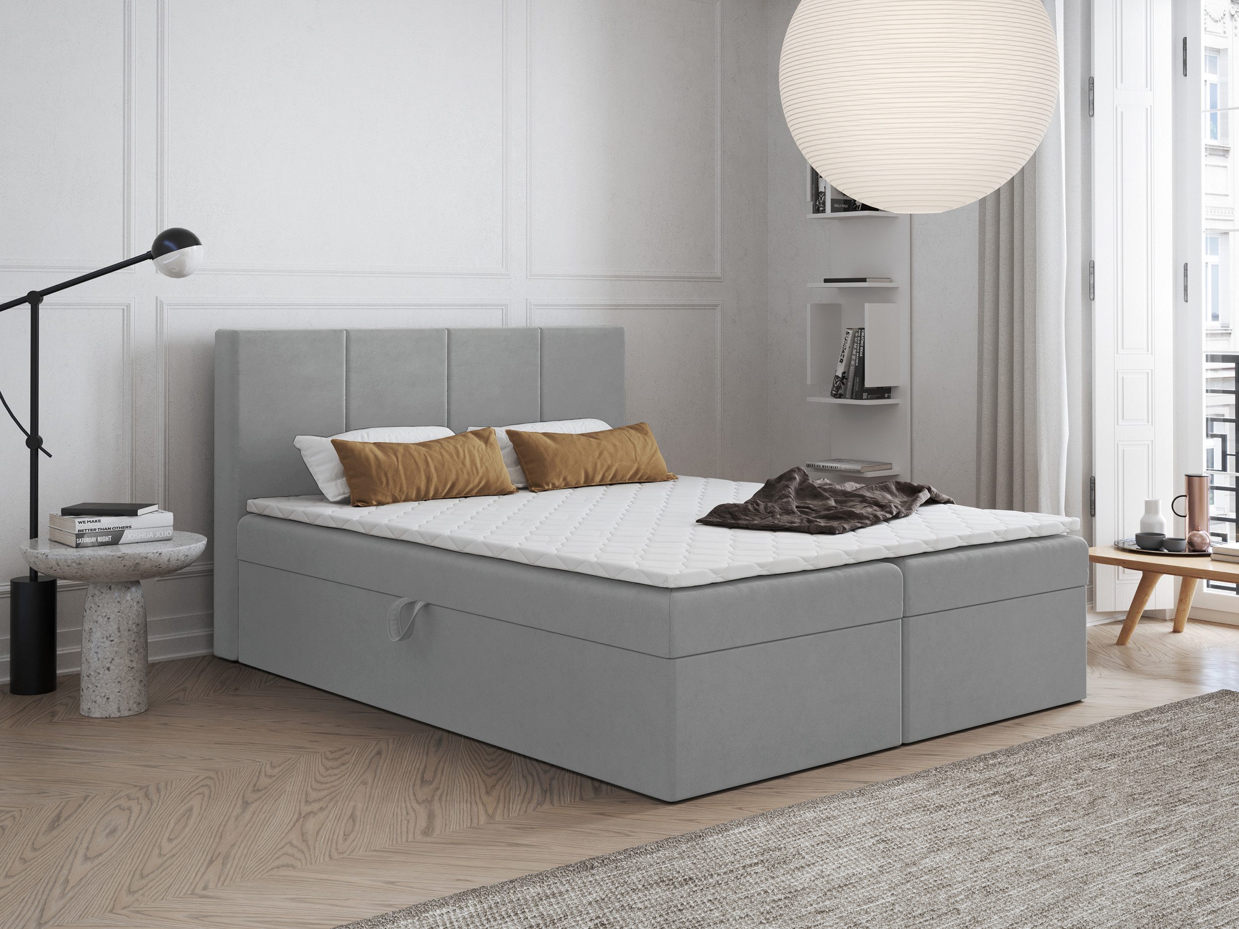 Godre Boxspringbett mit Bettkasten FARO 170x180 günstig online kaufen