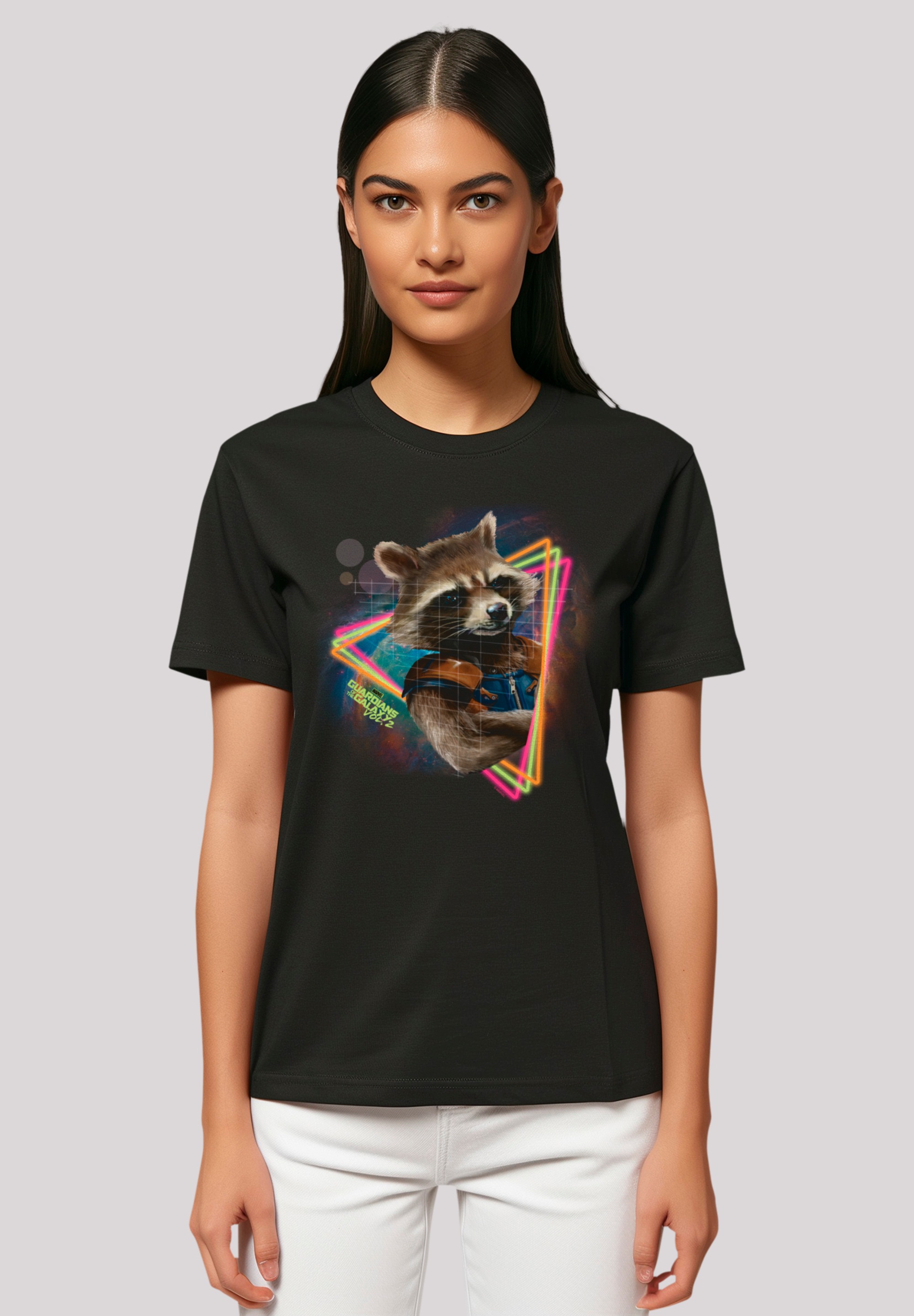 F4NT4STIC T-Shirt "Marvel Guardians of the Galaxy Neon Rocket", Premium Qua günstig online kaufen