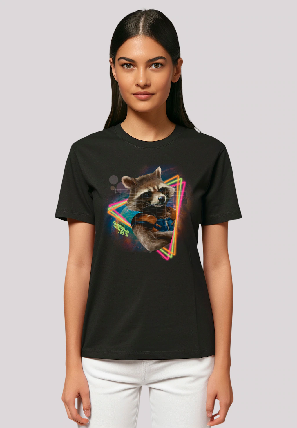 F4NT4STIC T-Shirt "Marvel Guardians of the Galaxy Neon Rocket", Premium Qua günstig online kaufen