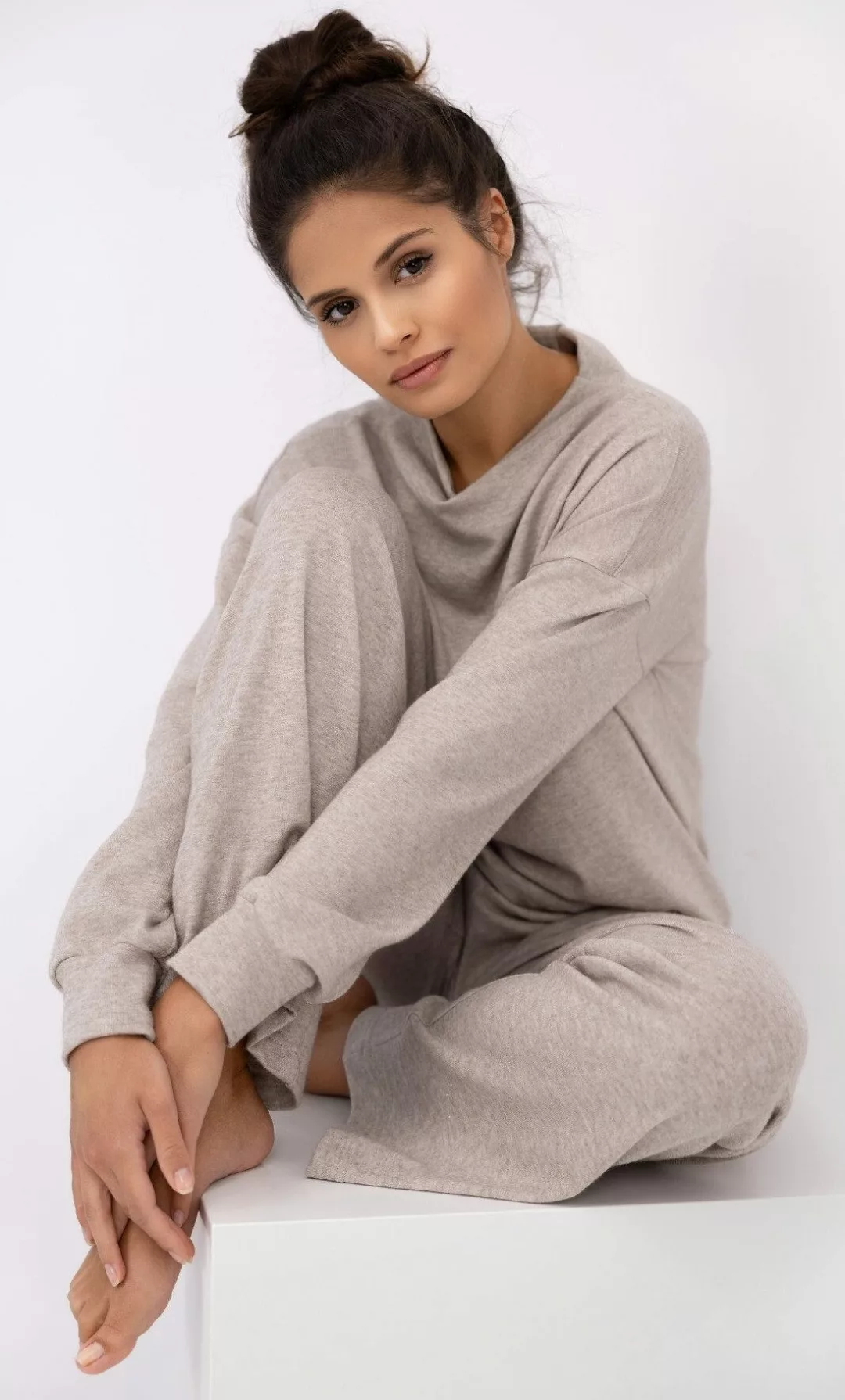 Sensis Pyjama Homewear-Set, lockerer Schnitt, unifarben günstig online kaufen