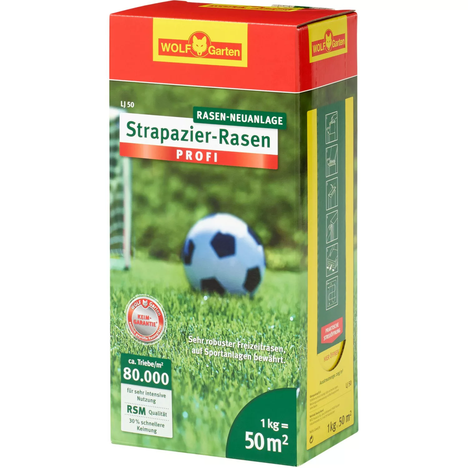 Wolf-Garten Strapazier-Rasen Profi 1 kg LJ 50 günstig online kaufen