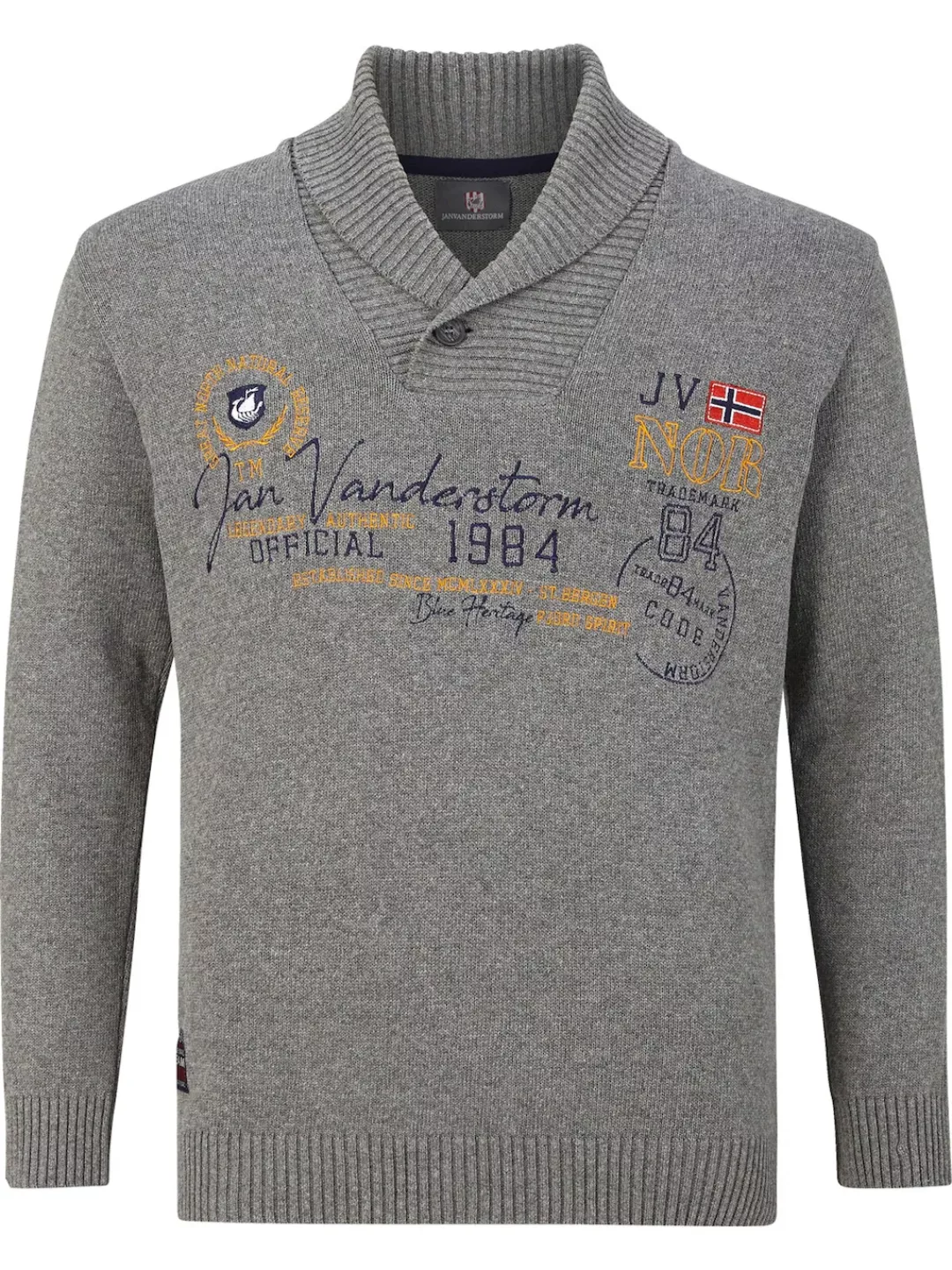 Jan Vanderstorm Schalkragenpullover "Pullover HAMAR" günstig online kaufen