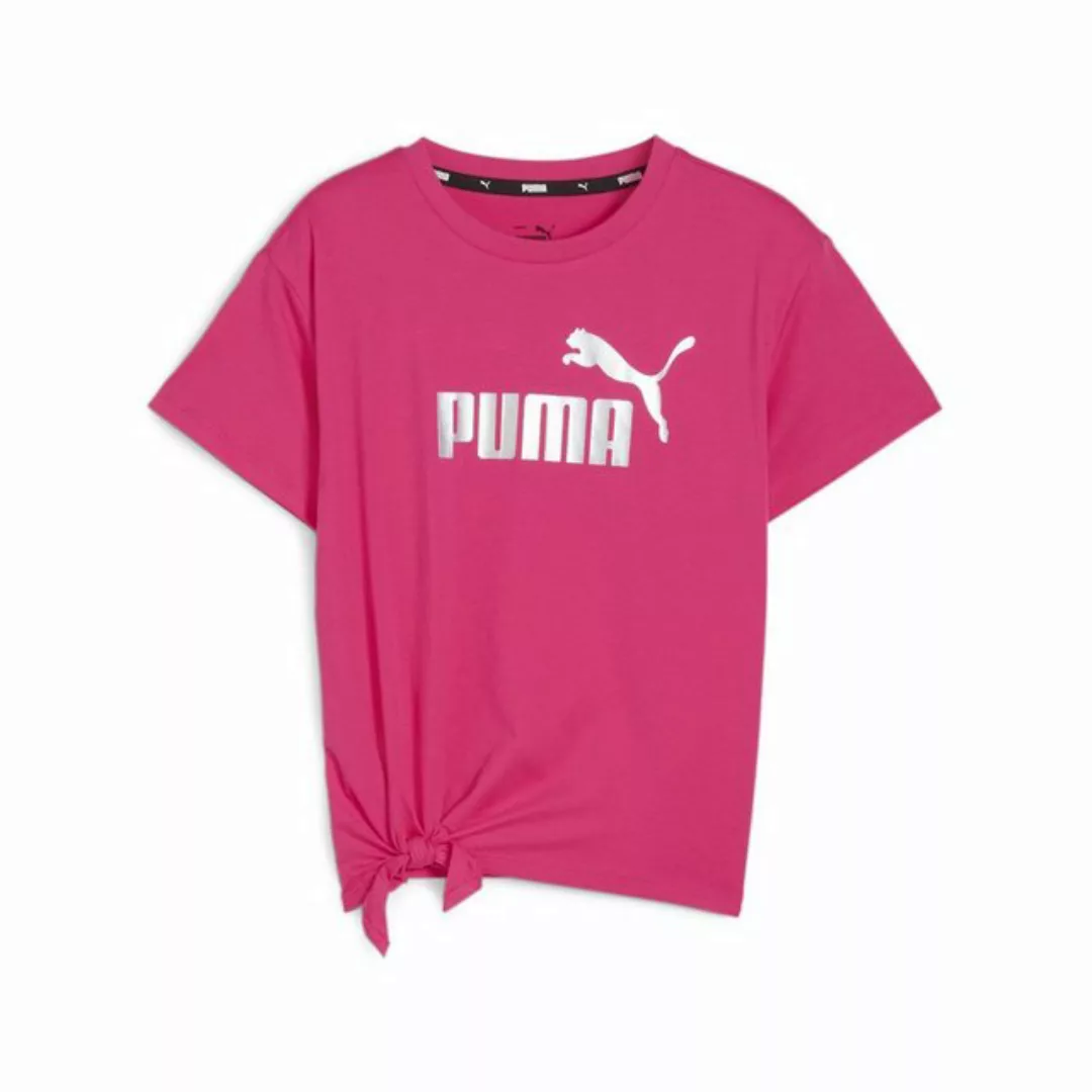PUMA T-Shirt Essentials+ Logo T-Shirt aus Strick Jugendliche günstig online kaufen