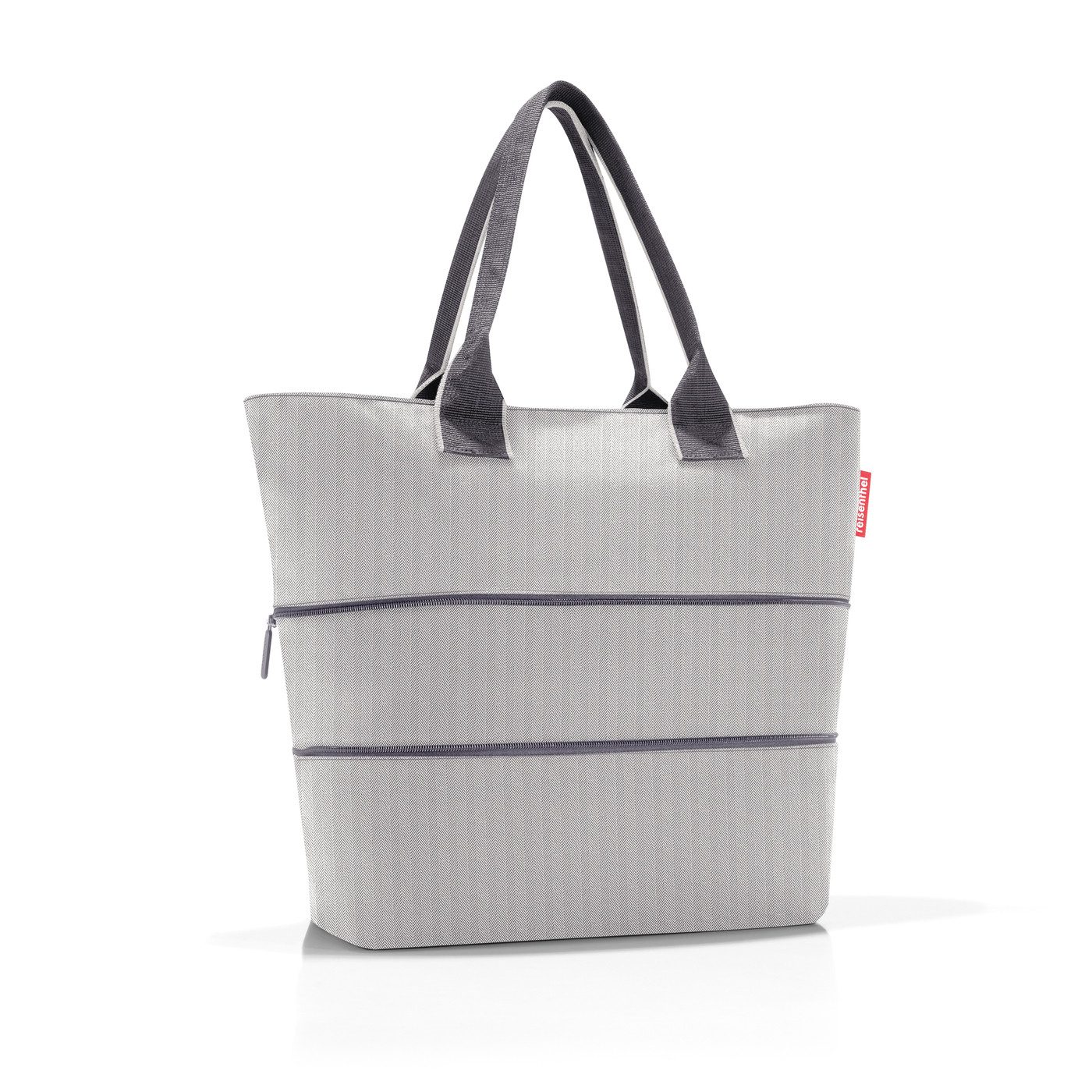 REISENTHEL® Einkaufsshopper shopper e1 herringbone grey, günstig online kaufen