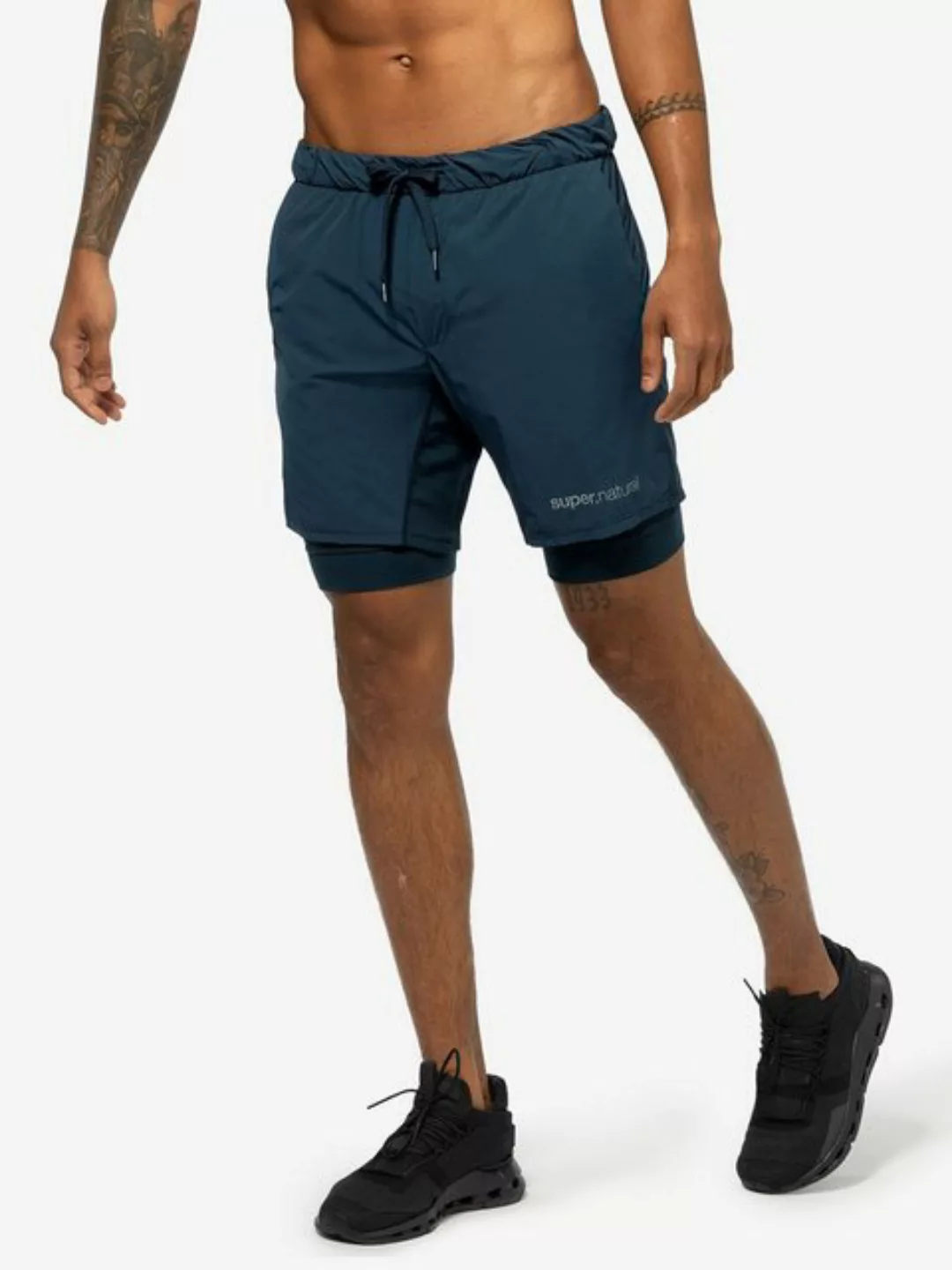 SUPER.NATURAL Shorts Merino Laufhose M DOUBLE LAYER SHORTS leicht mit Merin günstig online kaufen