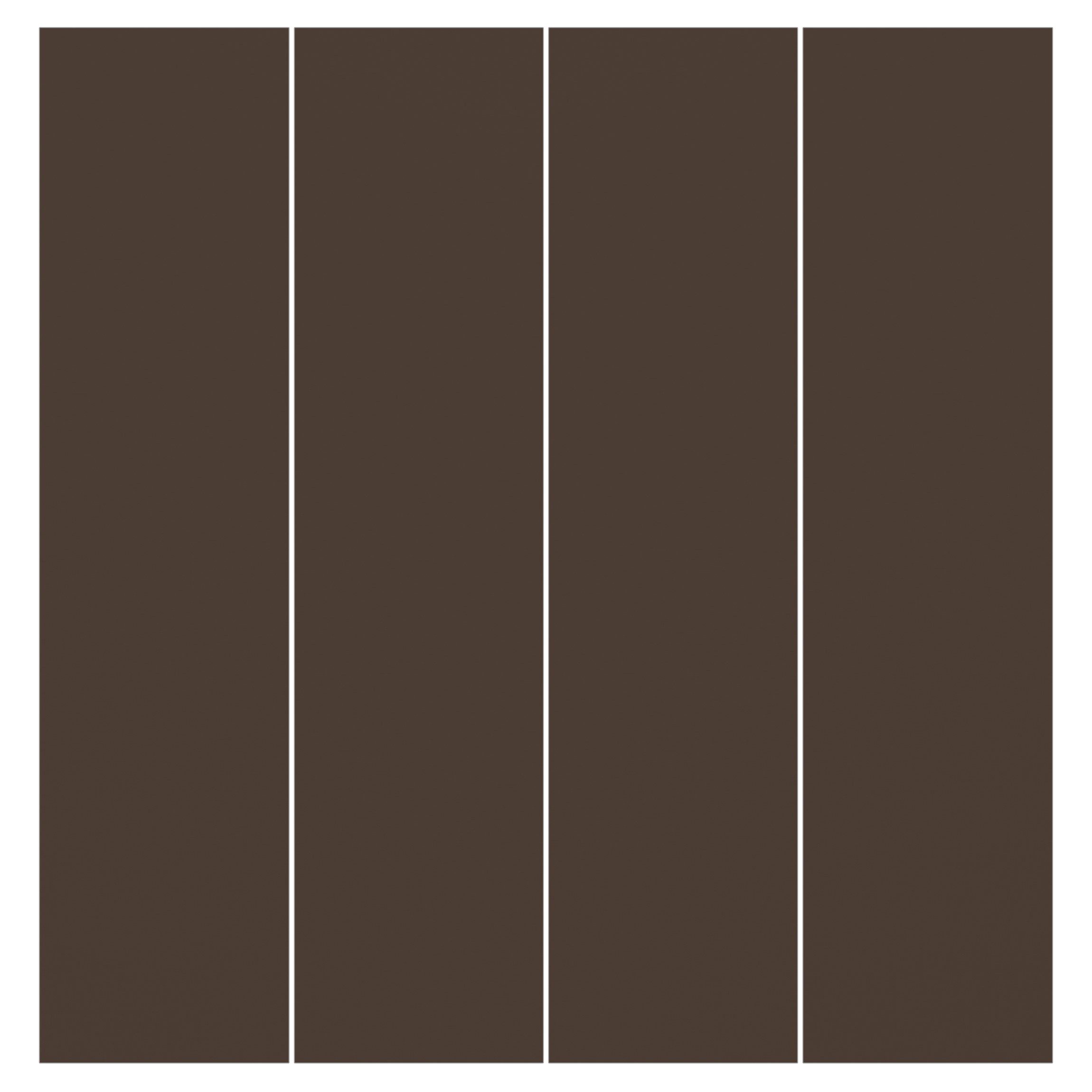 Bilderdepot24 Schiebegardine modern Flächenvorhang blickdicht Cacao, günstig online kaufen