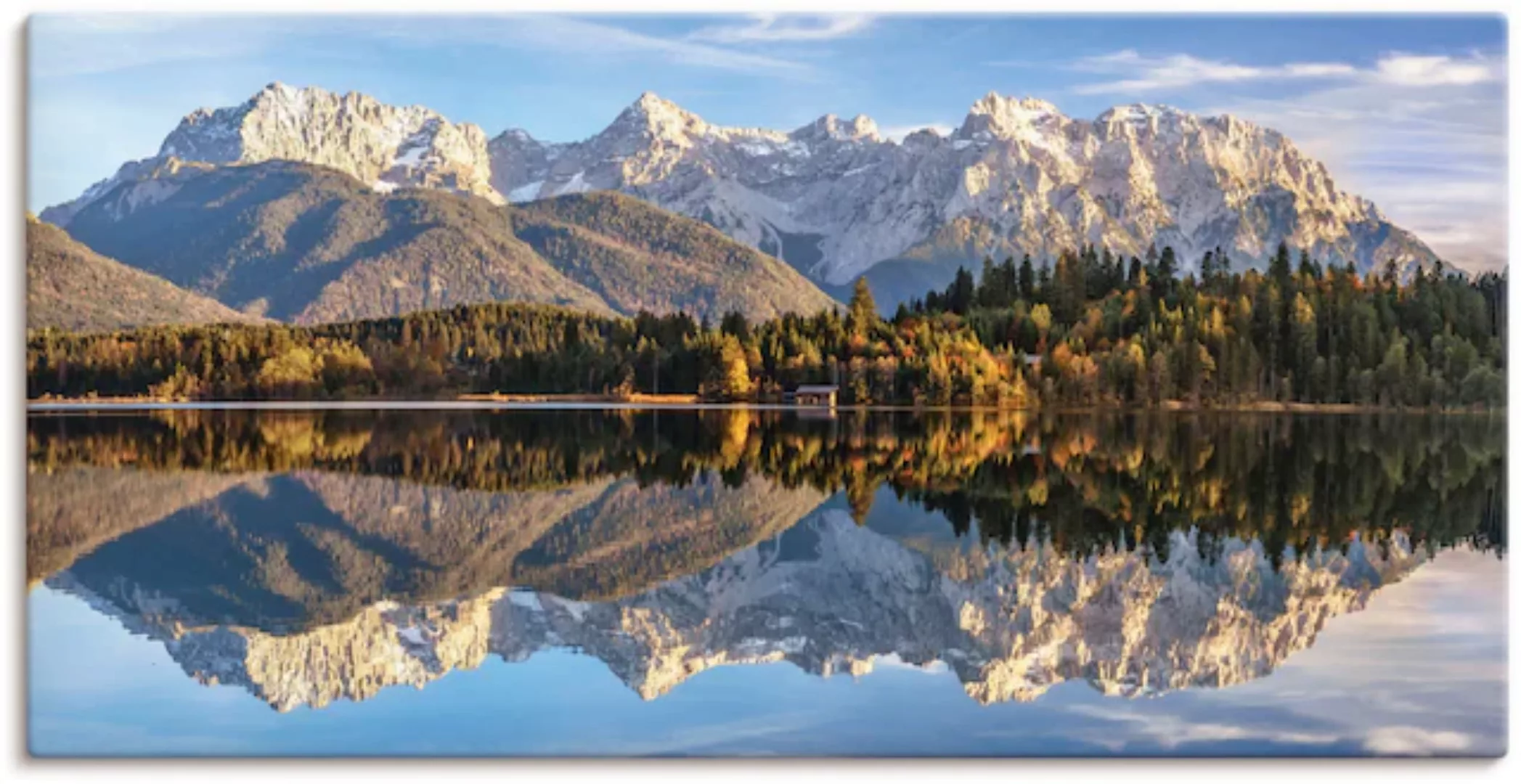 Artland Wandbild "Karwendelblick am Barmsee", Berge & Alpenbilder, (1 St.), günstig online kaufen