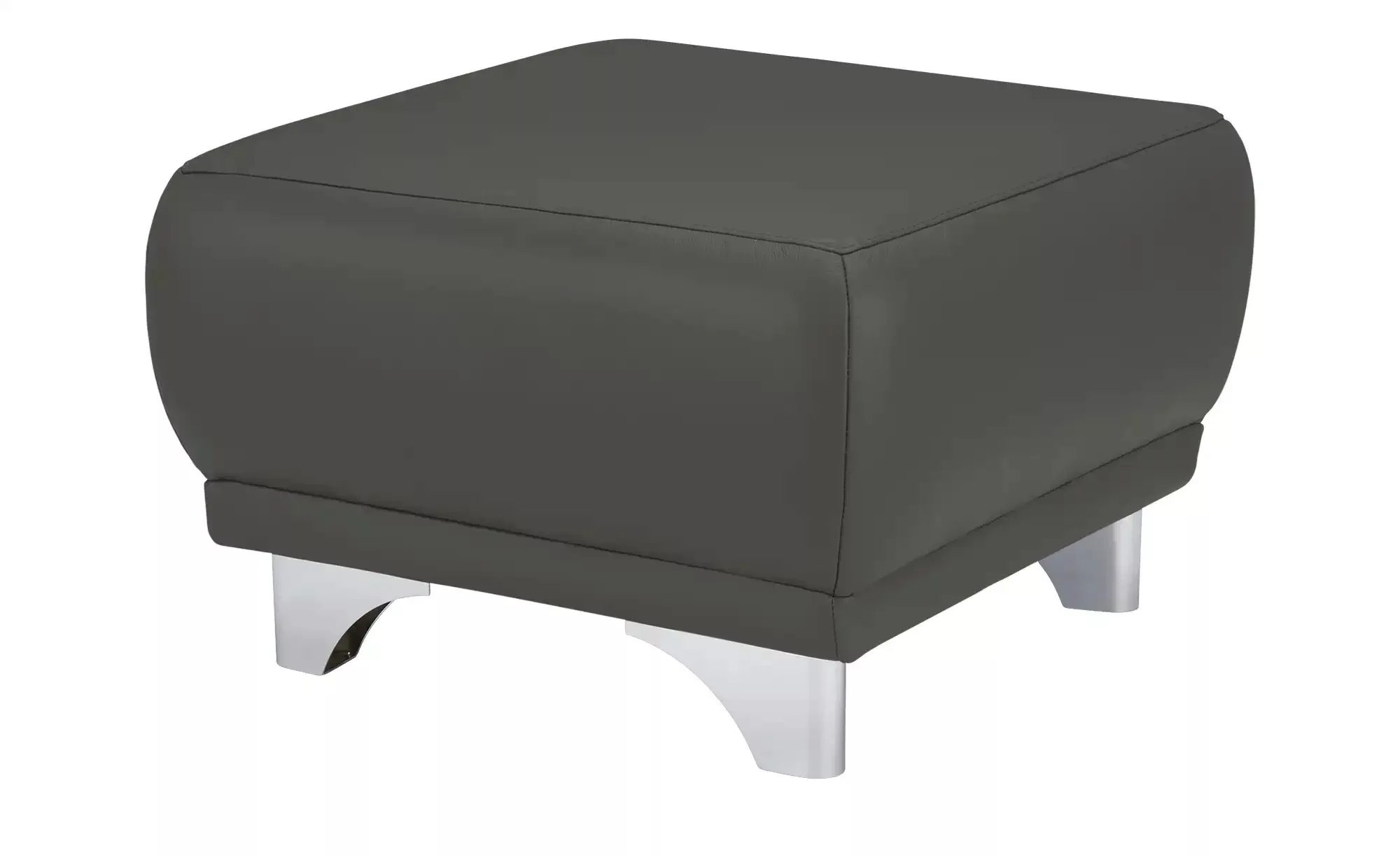 Hocker  Maranello ¦ grau ¦ Maße (cm): B: 66 H: 43 T: 66.0 Polstermöbel > Ho günstig online kaufen