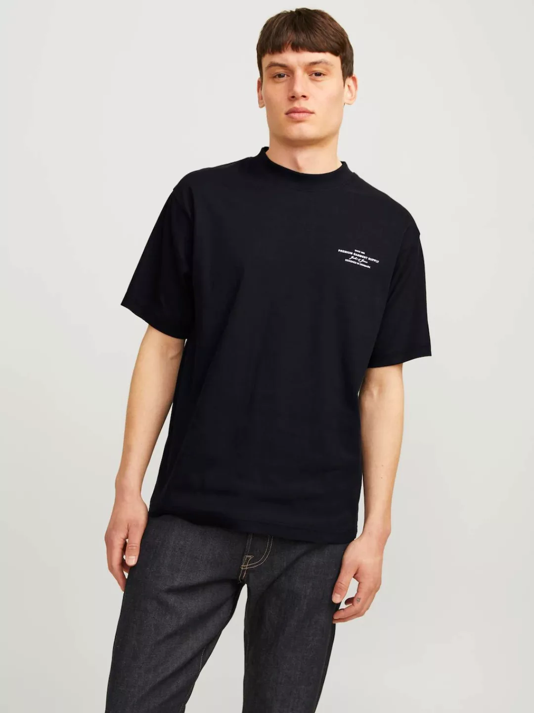 Jack & Jones Rundhalsshirt JPRBLACHAD BRANDING SS CREW NECK TEE SN günstig online kaufen