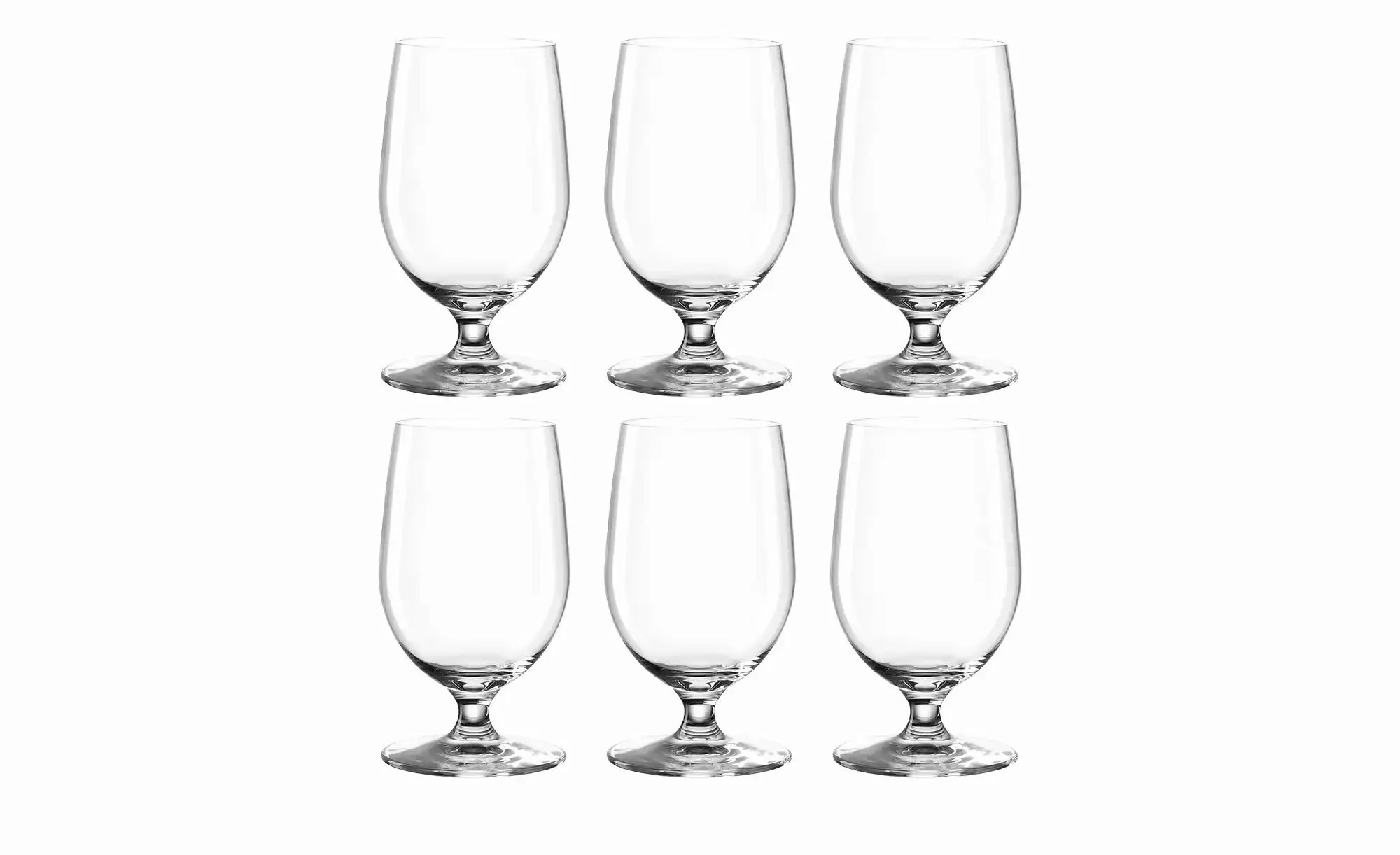 LEONARDO 6er-Gläserset  Ciao+ ¦ transparent/klar ¦ Glas Gläser & Karaffen - günstig online kaufen