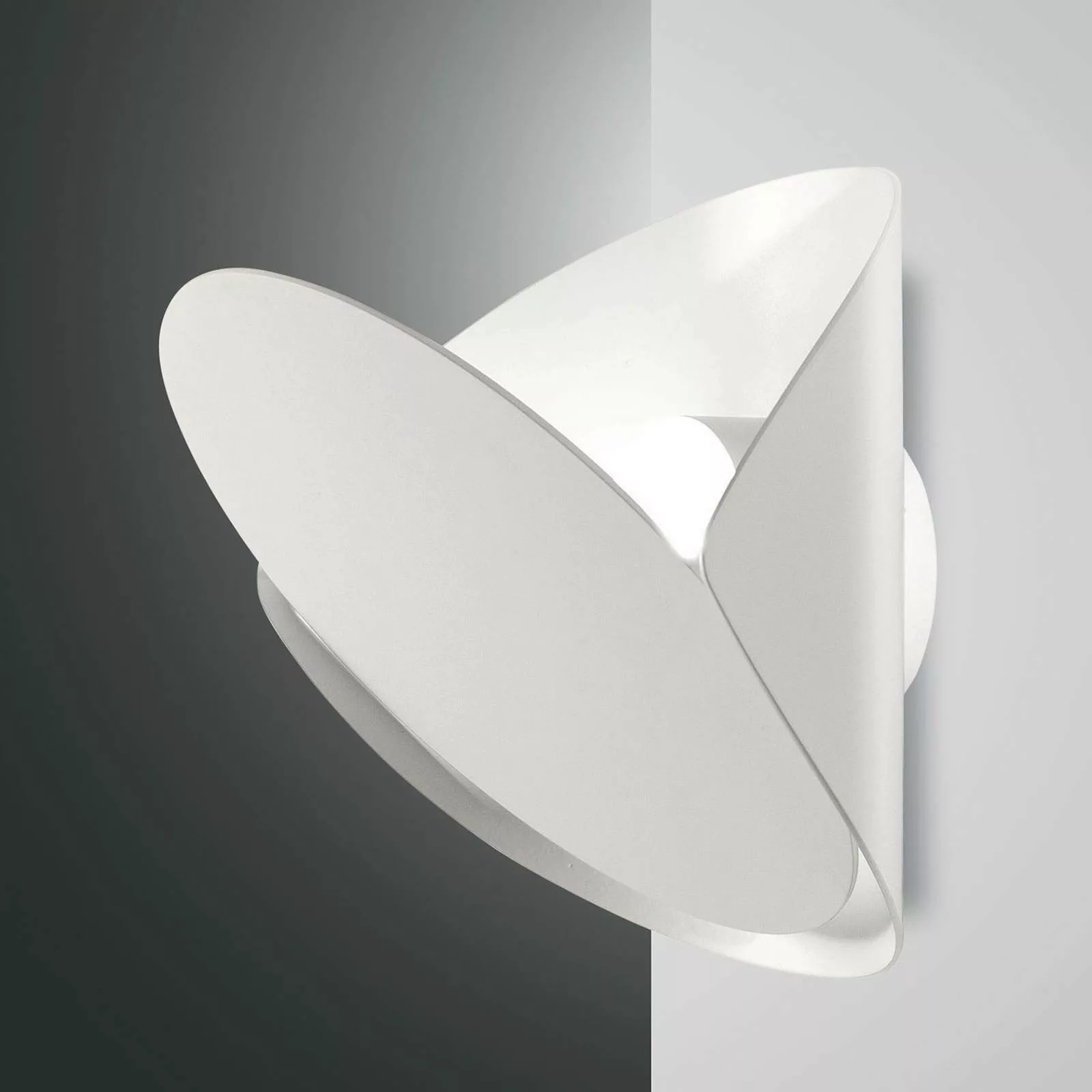 LED-Wandleuchte Shield, dimmbar, weiß günstig online kaufen