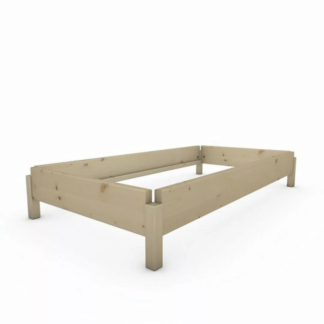 TUGA-Holztech Massivholzbett TUGA-Holztech Stapelbett Horst 70 cm x 140 cm günstig online kaufen