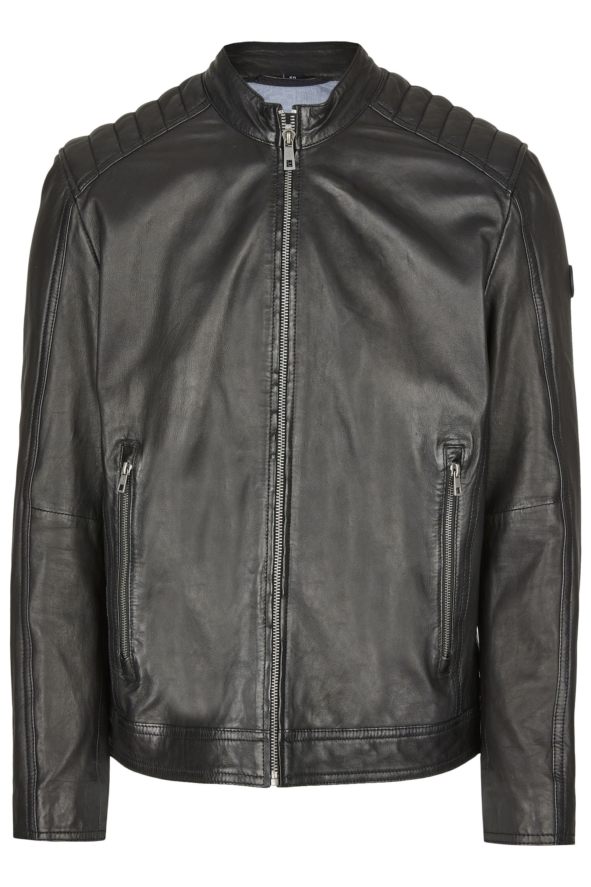 bugatti Lederjacke BUAPOLLO (1-St) mit Schultersteppung günstig online kaufen