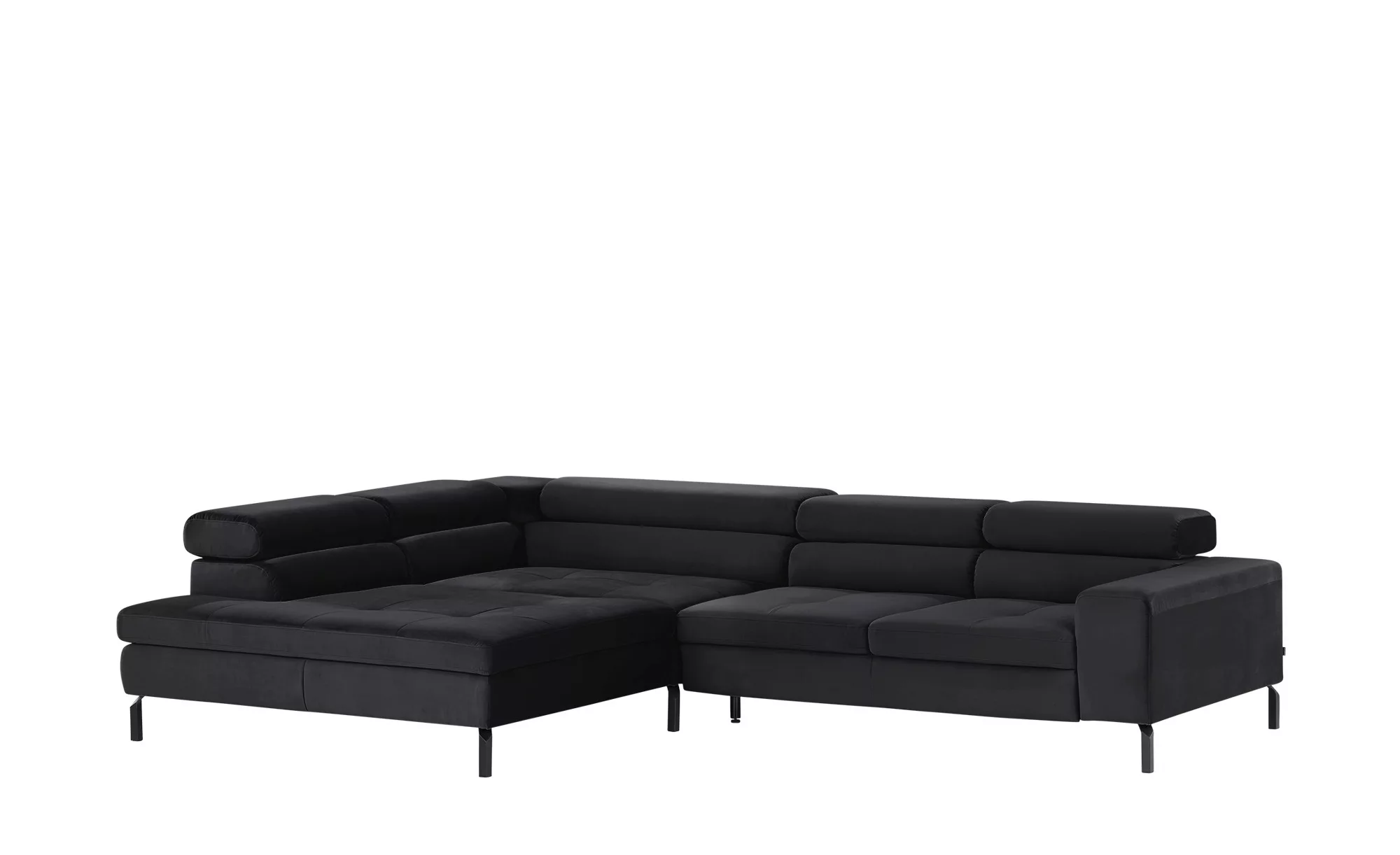 Gallery M Ecksofa  Felicia Due ¦ schwarz ¦ Maße (cm): B: 309 H: 72 T: 215 P günstig online kaufen