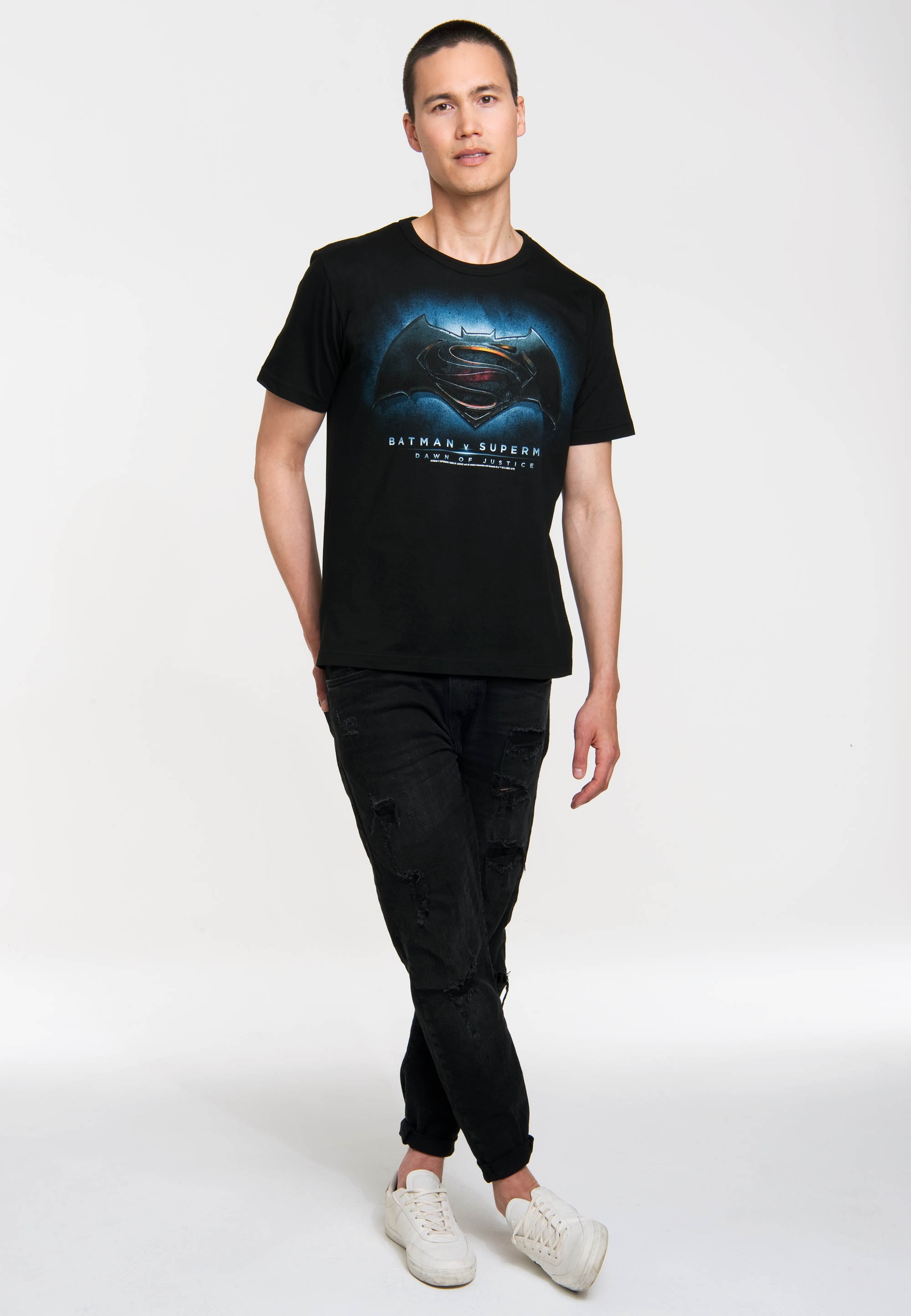 LOGOSHIRT T-Shirt "Batman v Superman - Dawn of Justice", mit coolem Frontdr günstig online kaufen