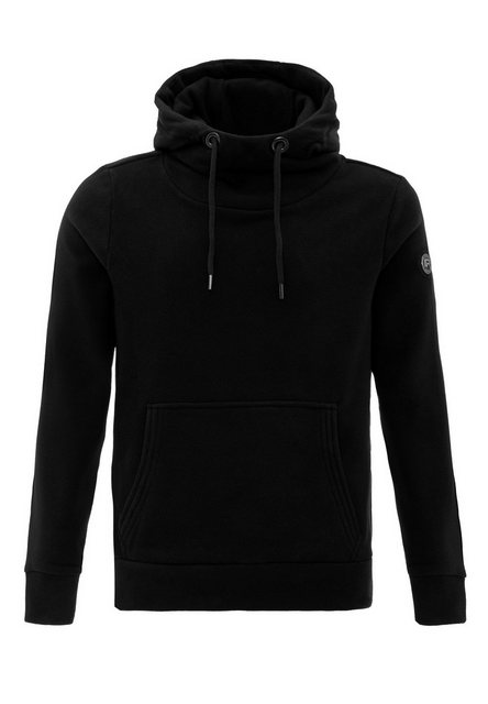 RedBridge Kapuzensweatshirt Hoodie mit Kängurutasche Schwarz XL hoher Krage günstig online kaufen