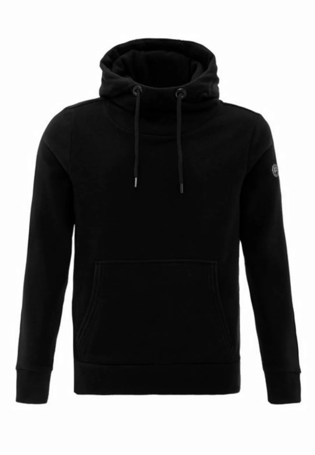 RedBridge Kapuzensweatshirt Hoodie mit Kängurutasche Schwarz XL hoher Krage günstig online kaufen