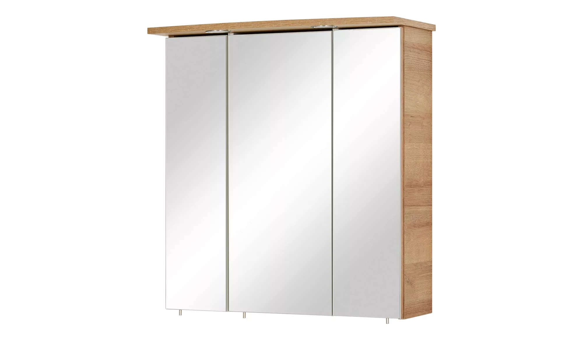 calmo2go Spiegelschrank  Riedsee ¦ holzfarben ¦ Maße (cm): B: 65 H: 72 T: 2 günstig online kaufen