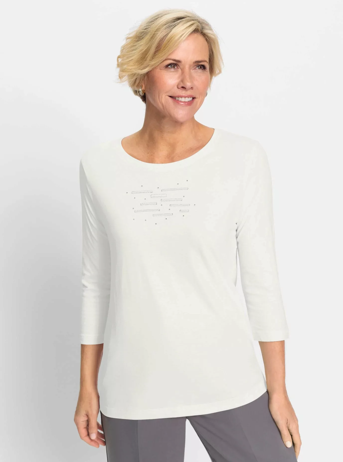 Classic 3/4-Arm-Shirt "Shirt", (1 tlg.) günstig online kaufen