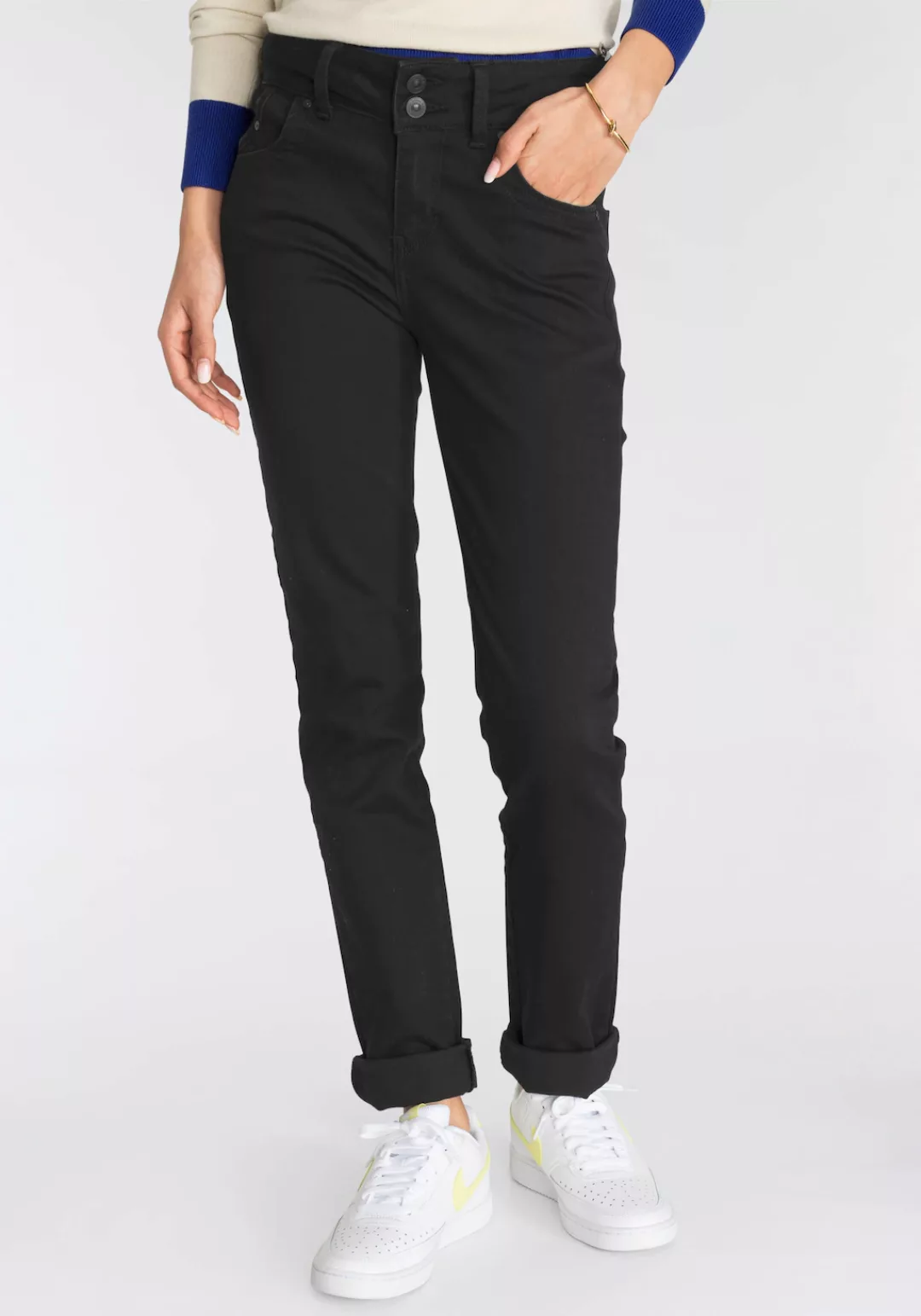 LTB Slim-fit-Jeans MOLLY HIGH SMU mit sehr schmalem Bein und hoher Leibhöhe günstig online kaufen