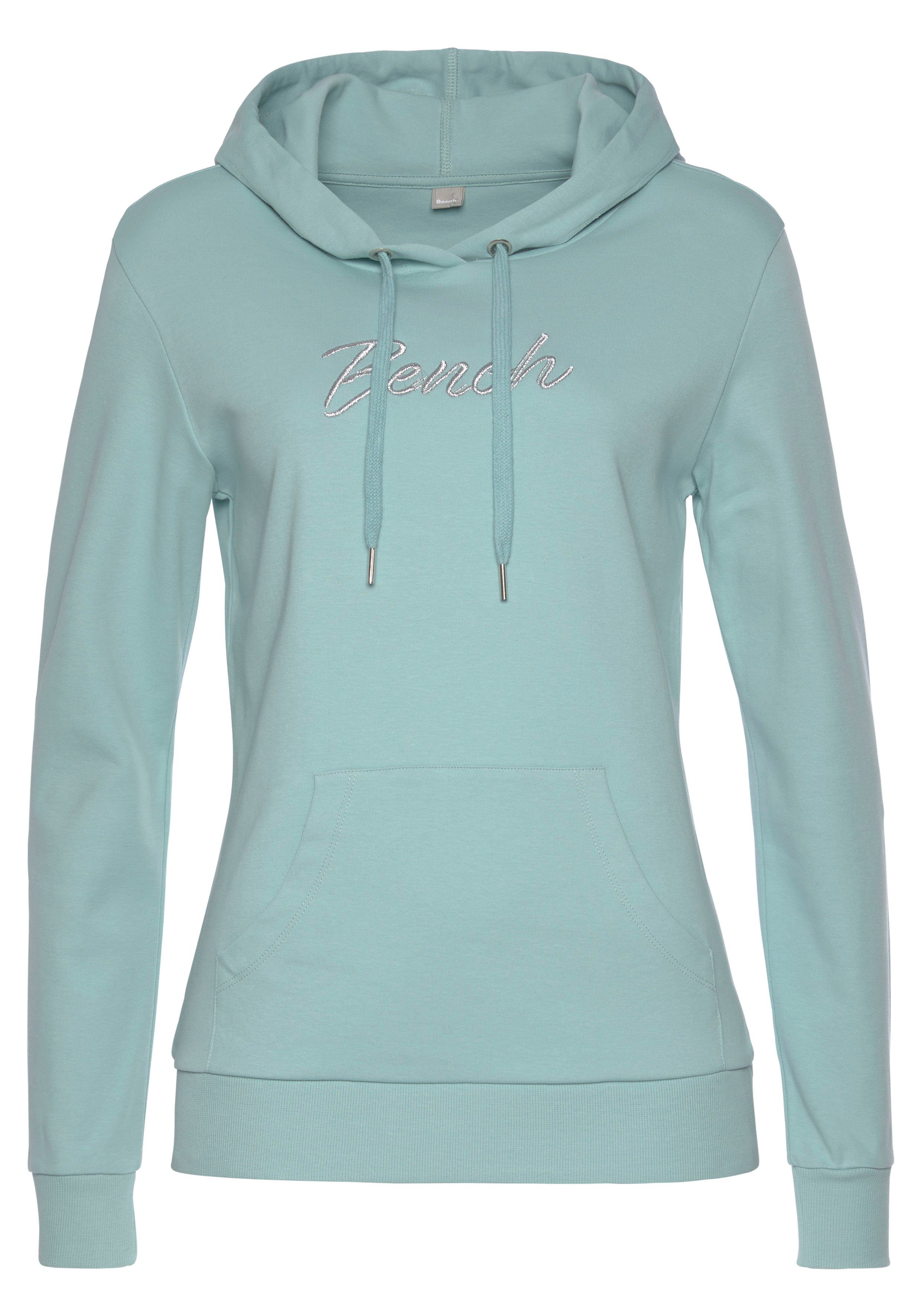 Bench. Loungewear Hoodie mit glänzender Logostickerei, günstig online kaufen