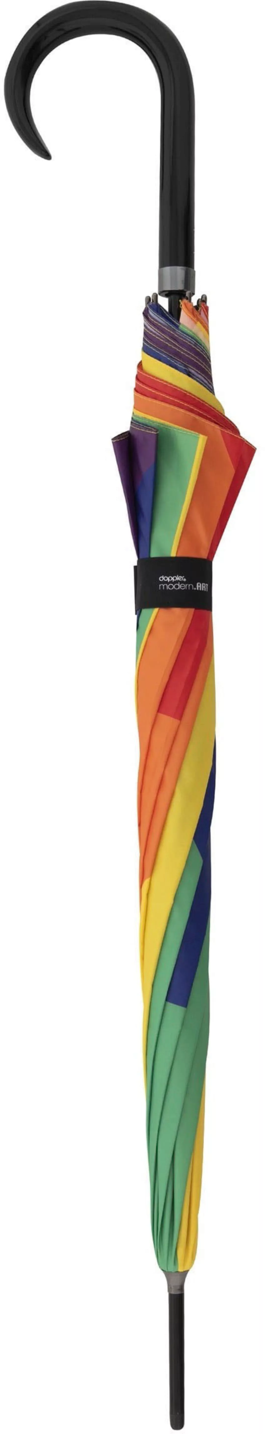 doppler Stockregenschirm "modern.ART Lang AC rainbow" günstig online kaufen