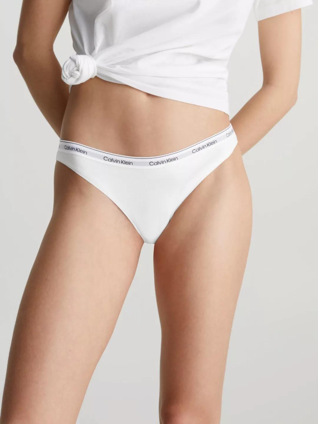 Calvin Klein Underwear Tanga "THONG (LOW-RISE)", mit Logobund günstig online kaufen