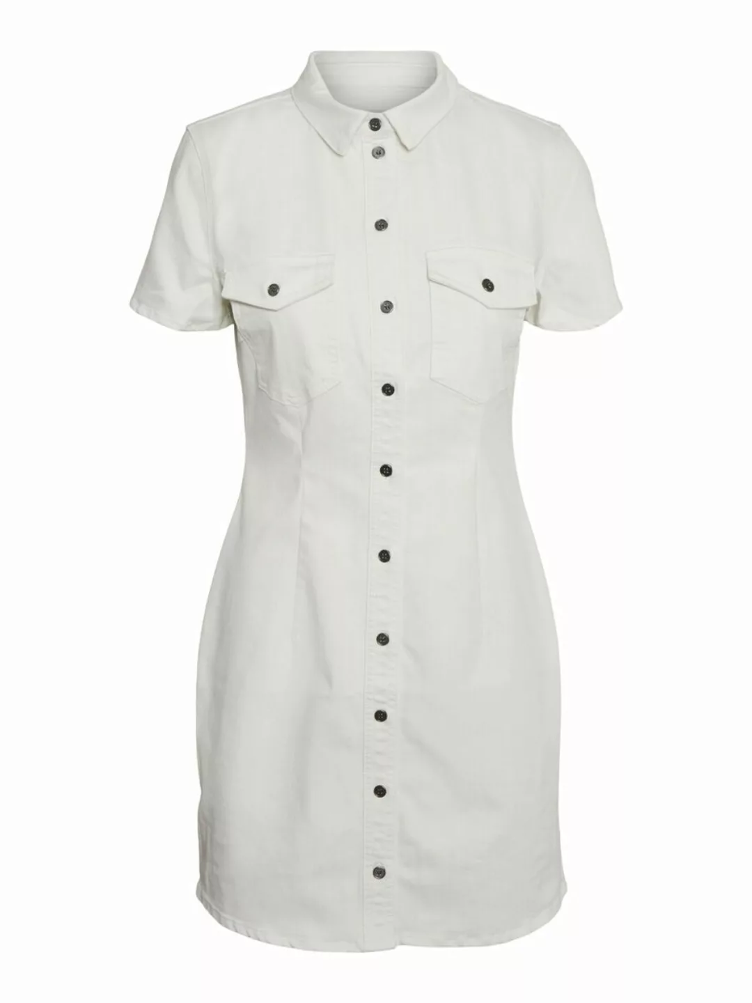 NOISY MAY Kurz Jeanskleid Damen White günstig online kaufen