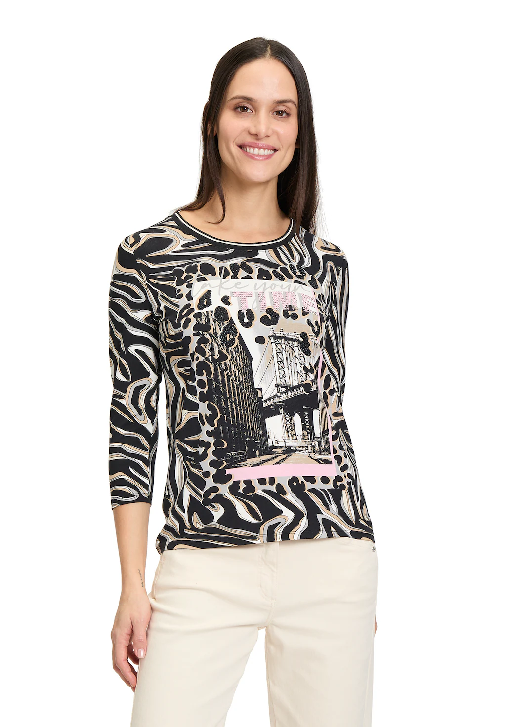 Betty Barclay 3/4-Arm-Shirt "Betty Barclay Basic Shirt mit Print", Druck günstig online kaufen