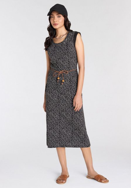 KangaROOS Jerseykleid (Set, mit abnehmbarem Gürtel) mit modischem Punkt-Des günstig online kaufen