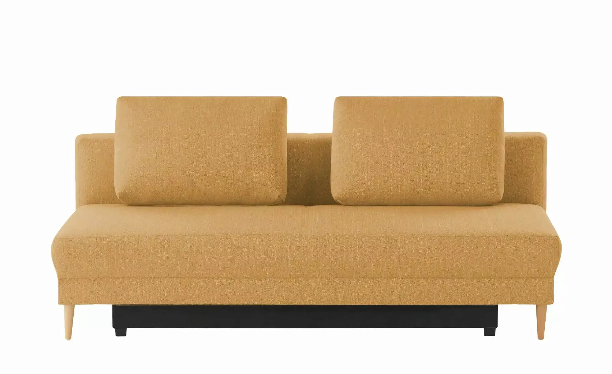 Schlafsofa mit Schlaffunktion Genua ¦ orange ¦ Maße (cm): B: 205 H: 89 T: 1 günstig online kaufen