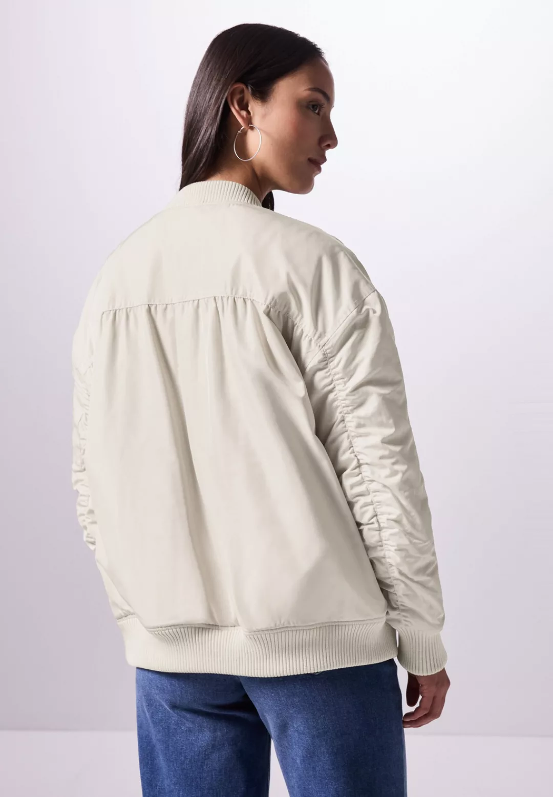 STREET ONE STUDIO Blouson, ohne Kapuze, mit Rundhalsausschnitt günstig online kaufen