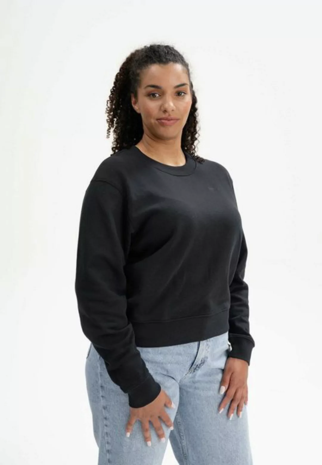 MELA Sweatshirt Sweatshirt RATI Rippbündchen günstig online kaufen