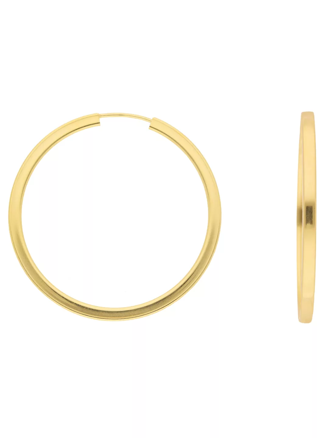 Adelia´s Paar Ohrhänger "333 Gold Ohrringe Creolen Ø 38 mm", Goldschmuck fü günstig online kaufen