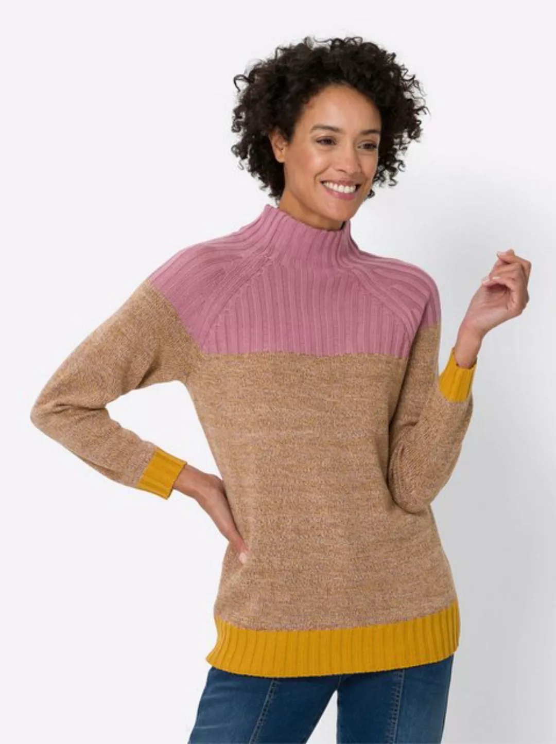 Sieh an! Strickpullover Langarm-Pullover günstig online kaufen