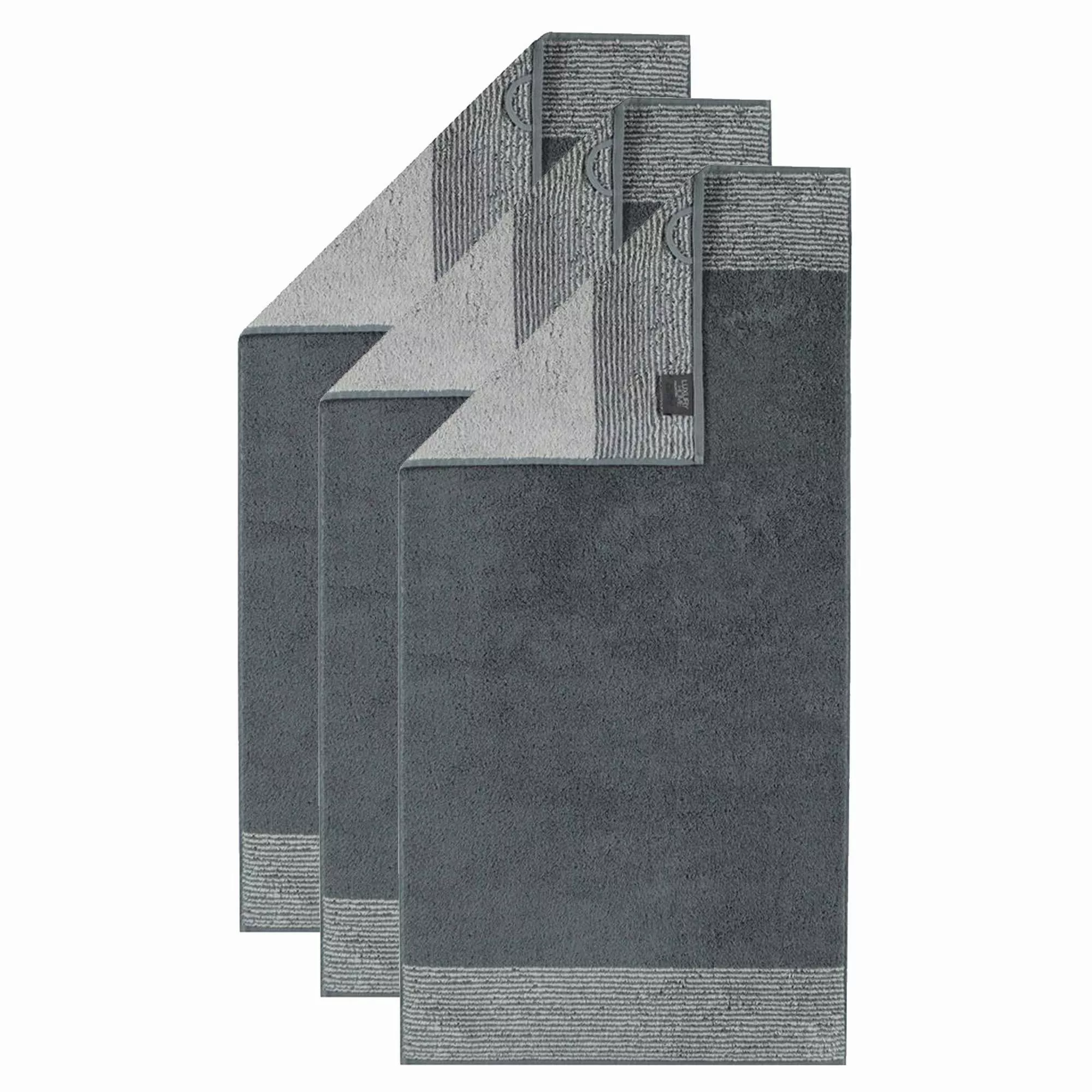 Cawö Handtuch Unisex Handtuch 3er Pack günstig online kaufen