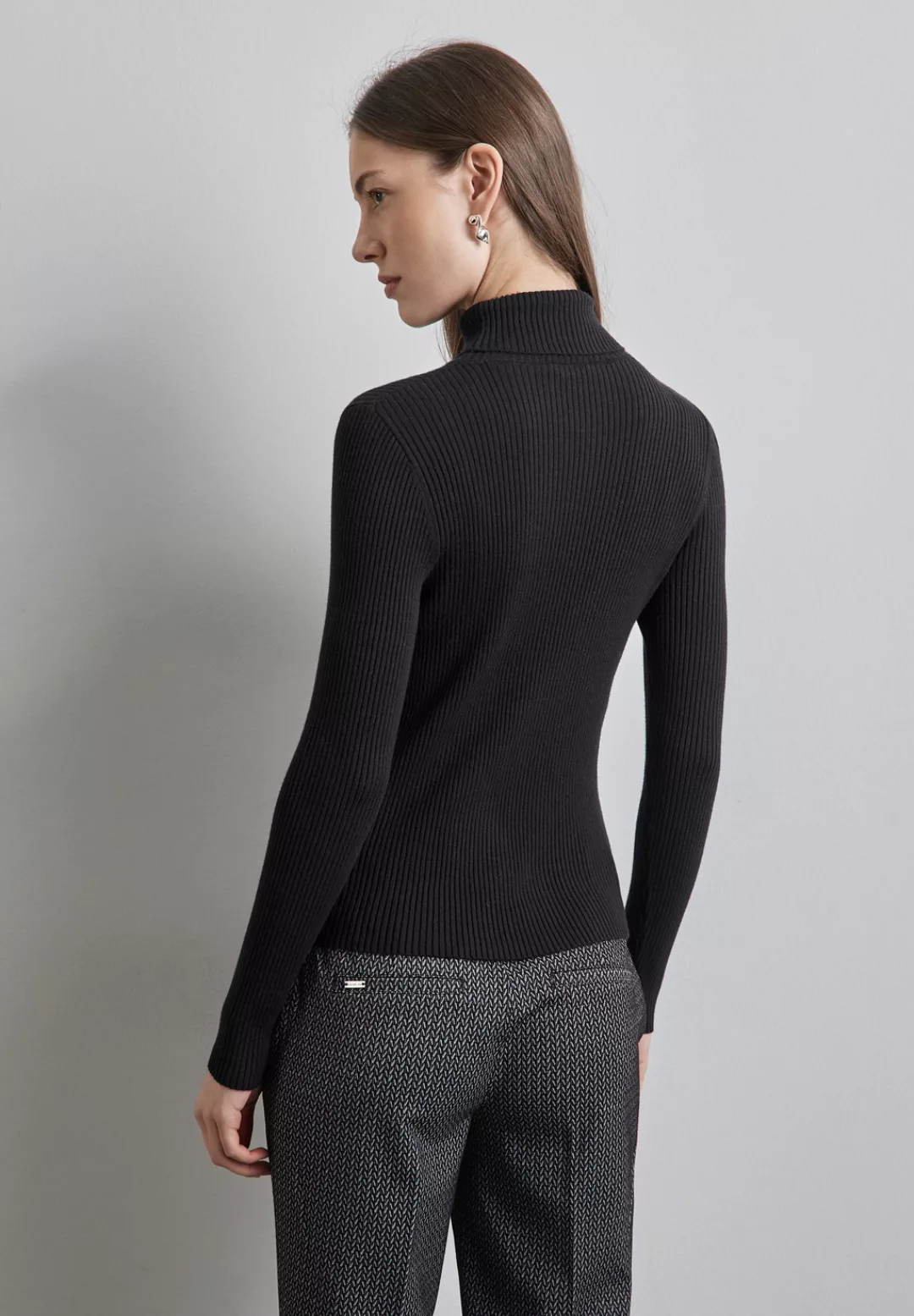 STREET ONE Rollkragenpullover, aus stretchigem Viskosematerial günstig online kaufen