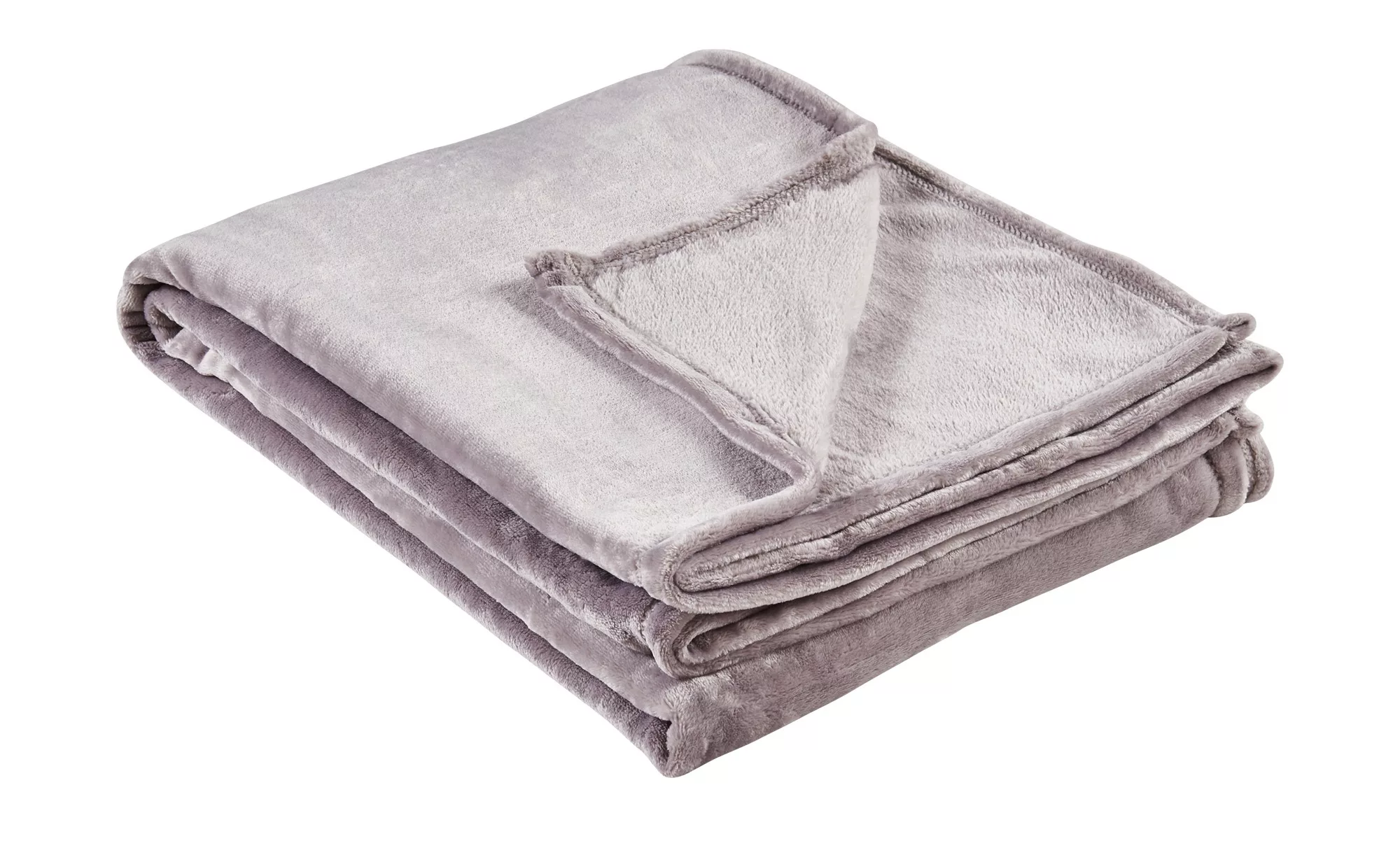 como Soft Flauschdecke  Mirabelle ¦ grau ¦ Synthetik, 100% Polyester ¦ Maße günstig online kaufen