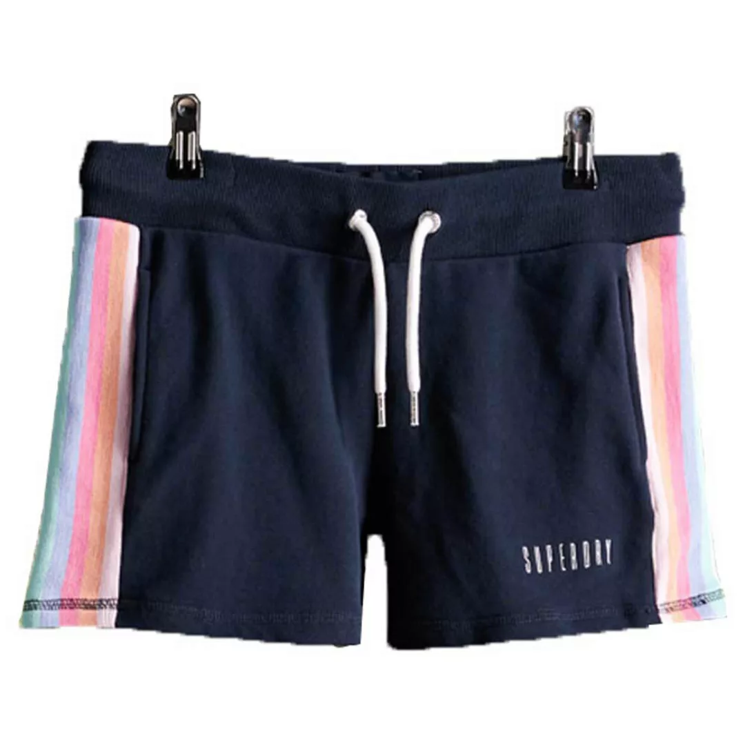 Superdry Rainbow Straight Hem Shorts Hosen 2XS Eclipse Navy günstig online kaufen