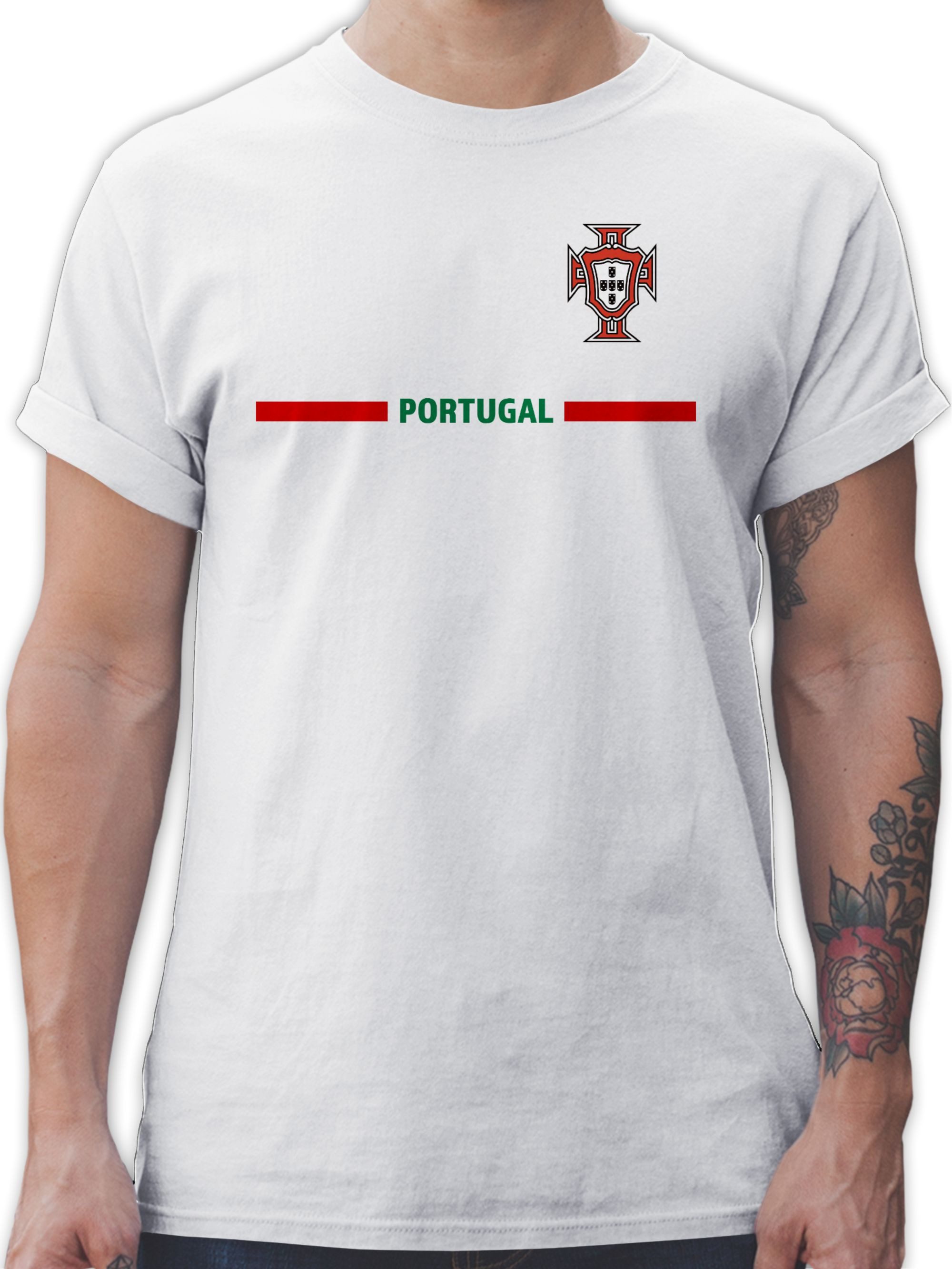 Shirtracer T-Shirt Portugal Trikot Wappen, Portugiesisches günstig online kaufen