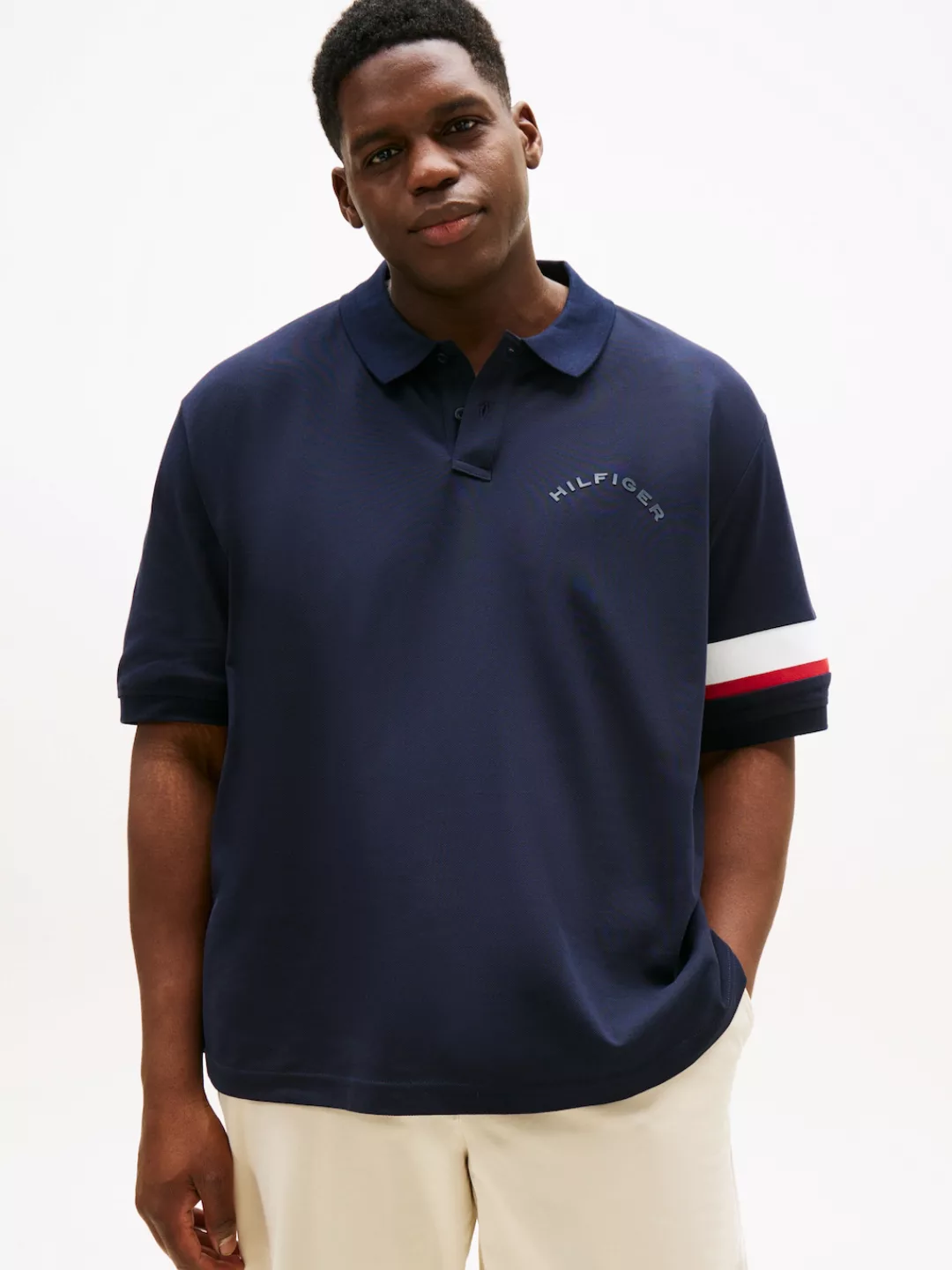 Tommy Hilfiger Big & Tall Poloshirt "SLEEVE TAPE POLO", Große Größen günstig online kaufen