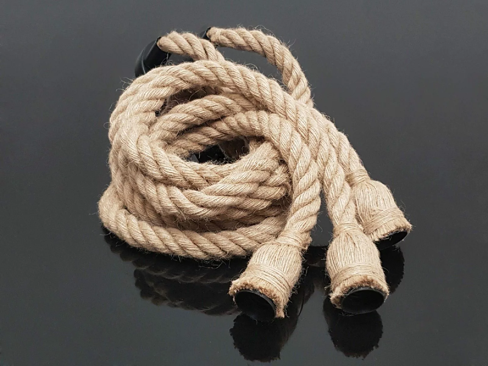 COFI 1453 LED-Hängeleuchte LED Line Jute günstig online kaufen