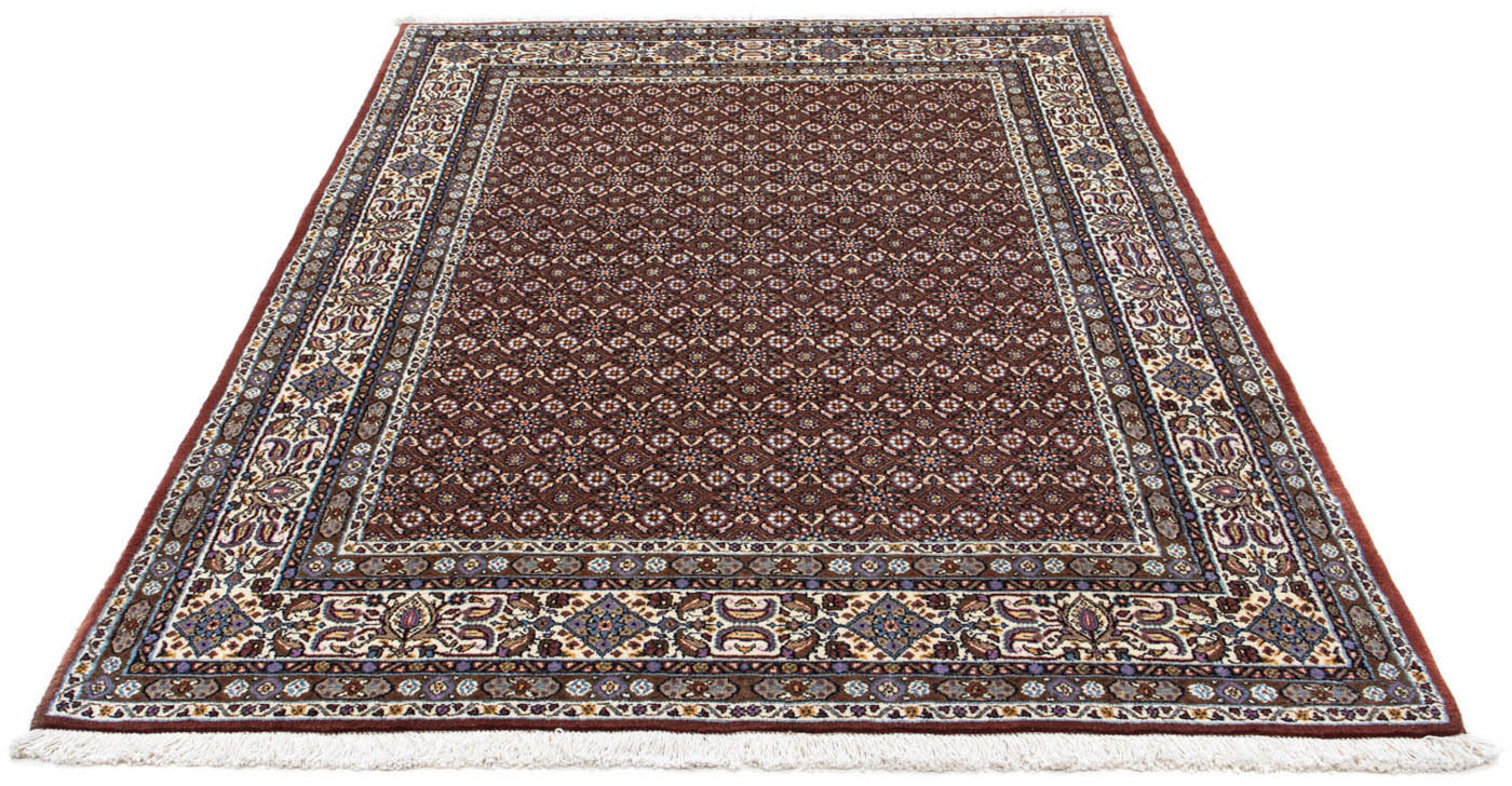 morgenland Wollteppich »Moud Stark Gemustert Beige 190 x 148 cm«, rechtecki günstig online kaufen