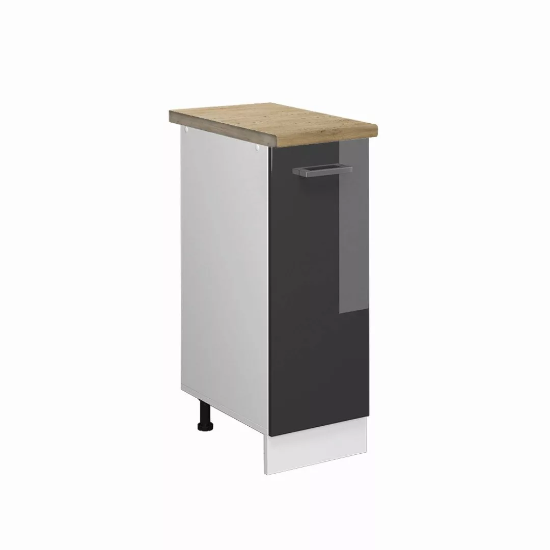 Vicco Apothekerschrank R-Line, Anthrazit Hochglanz/Weiß, 30 günstig online kaufen