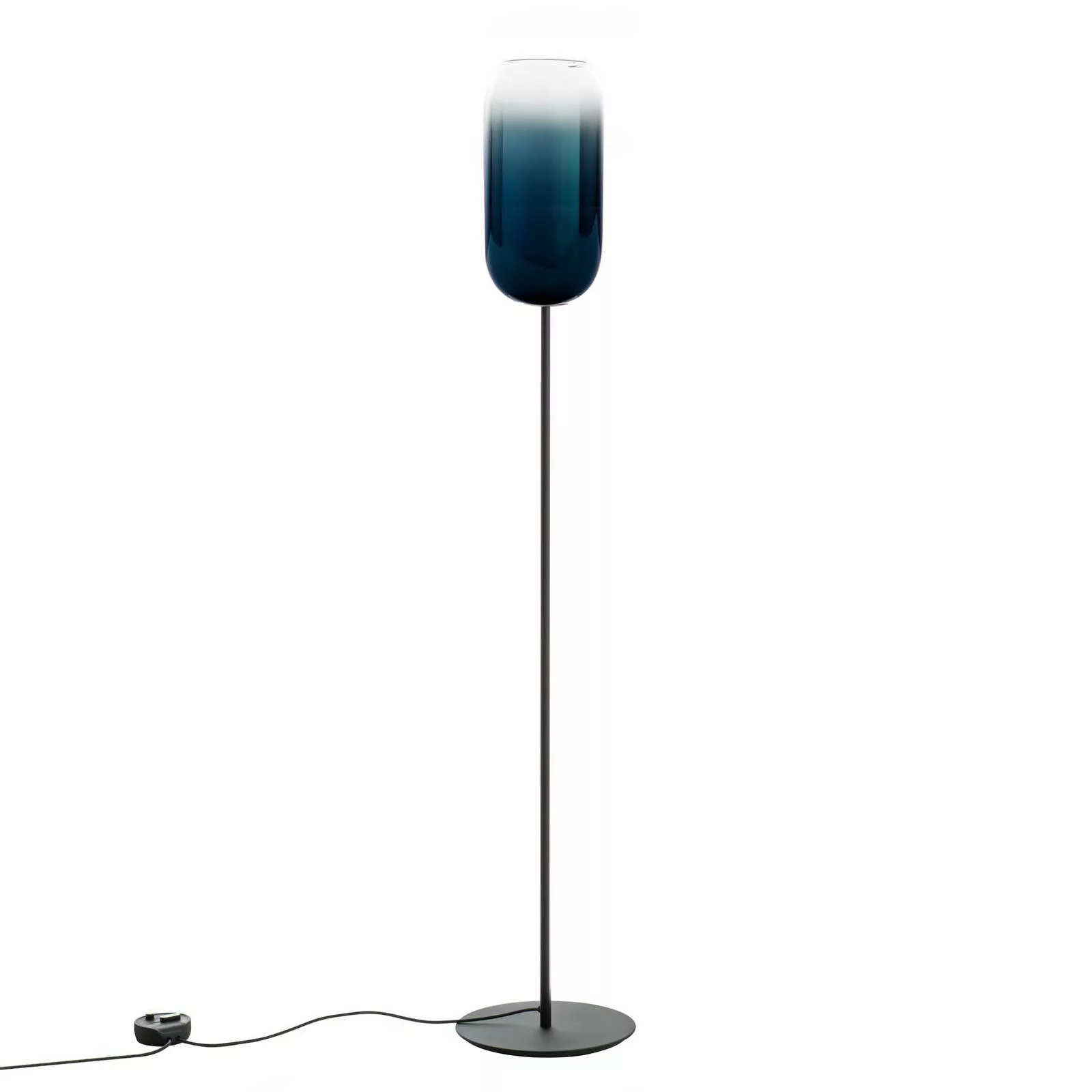 Artemide Gople Stehlampe, blau/schwarz günstig online kaufen