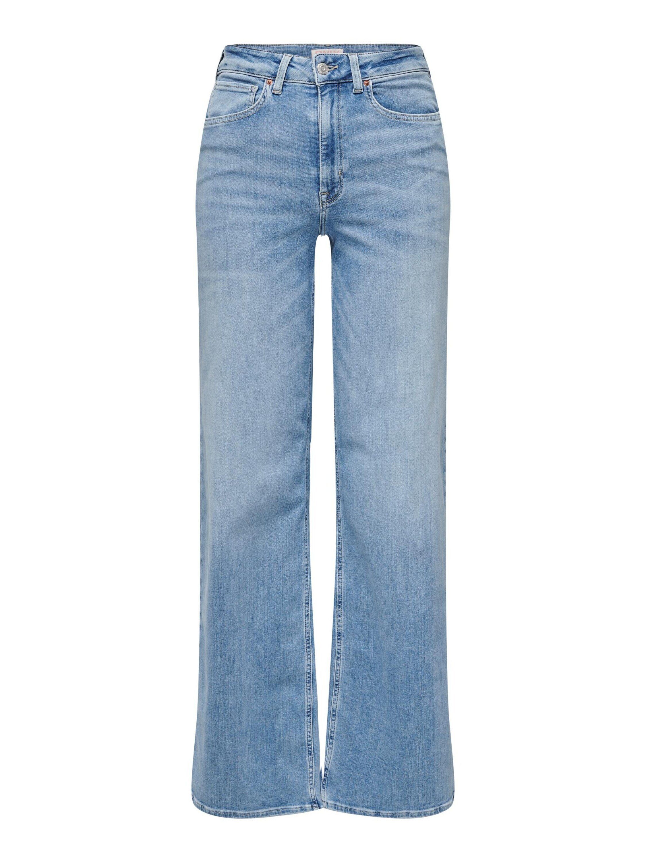 ONLY High-waist-Jeans "ONLMADISON – High Waist Jeans mit weitem Bein für Ko günstig online kaufen
