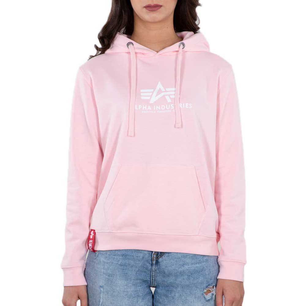 Alpha Industries New Basic Kapuzenpullover S Pastel / Neon Pink günstig online kaufen