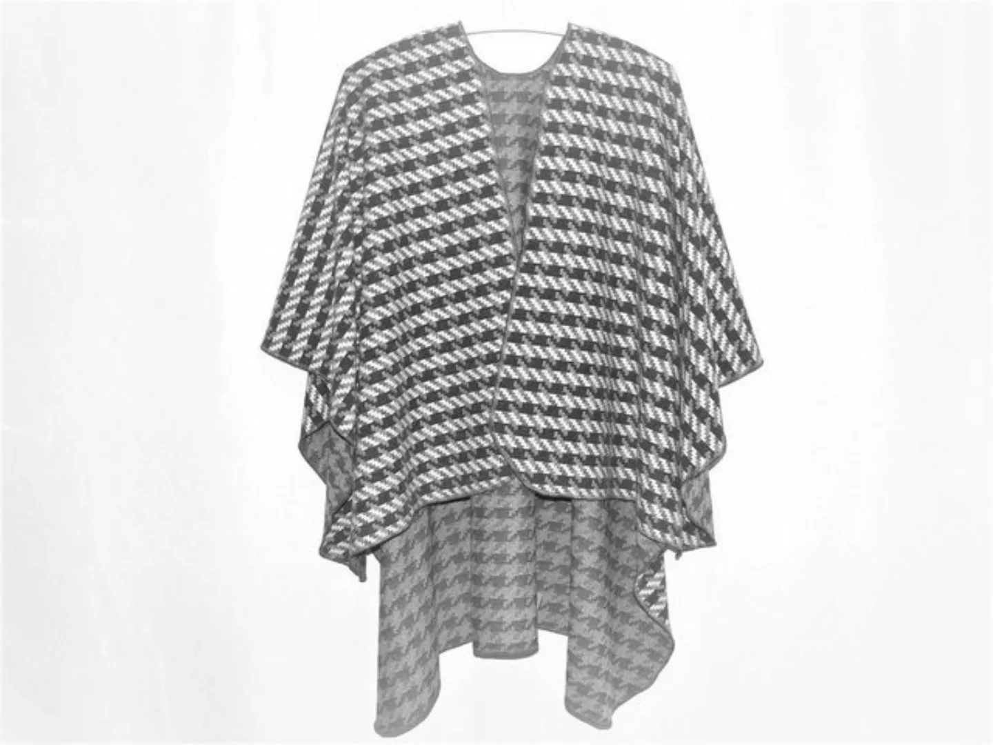 Amy too Poncho Grey (hochwertiger Webstoff) Made in Germany günstig online kaufen