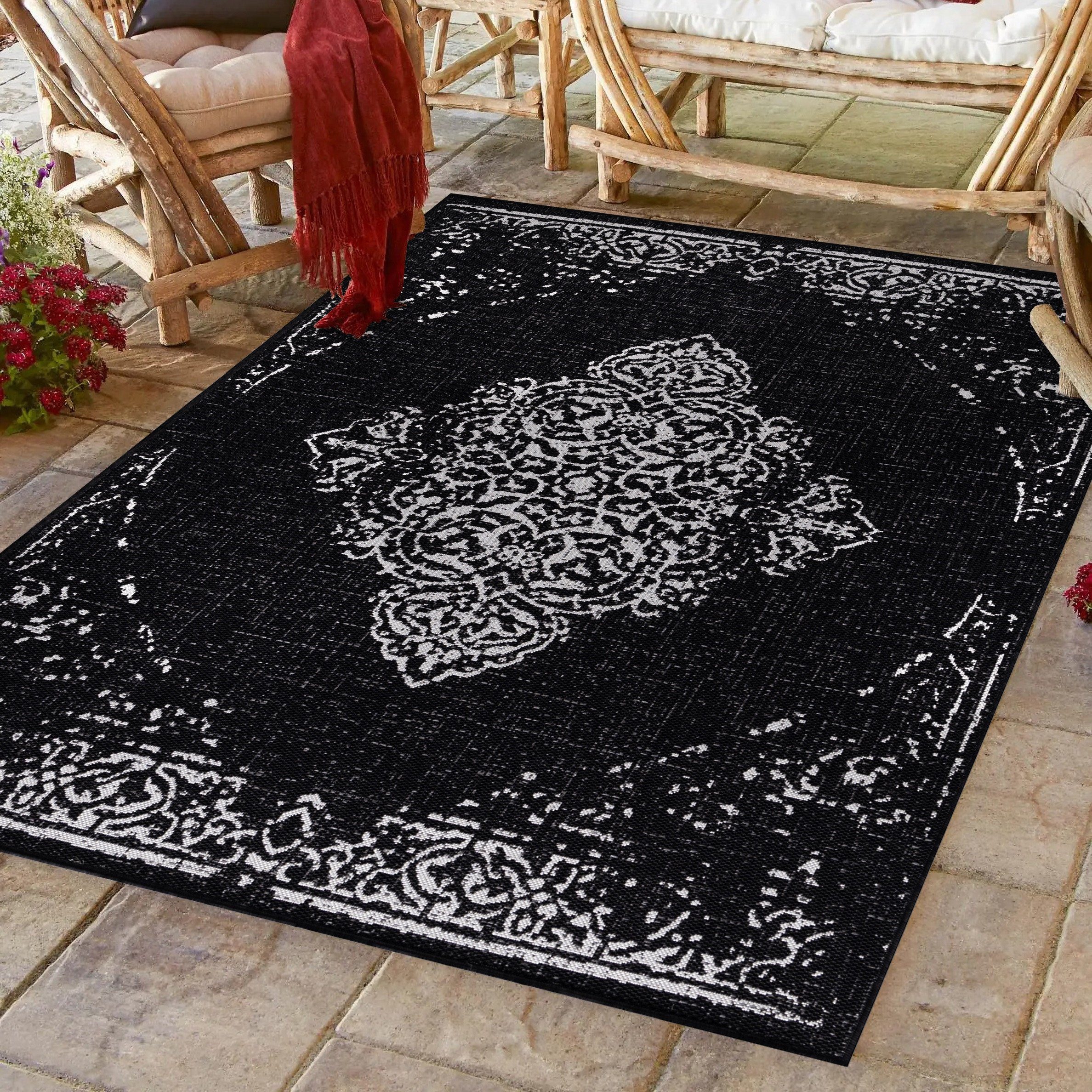 Ayyildiz Teppiche Teppich »SUNNY 4416«, rechteckig, 5 mm Höhe, Läufer, Pfle günstig online kaufen
