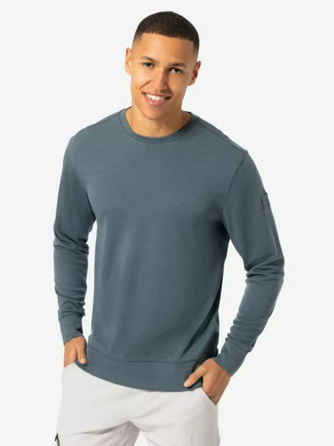 SUPER.NATURAL Sweatshirt für Herren, nachhaltig, Merino SOLUTION BIO CREW m günstig online kaufen